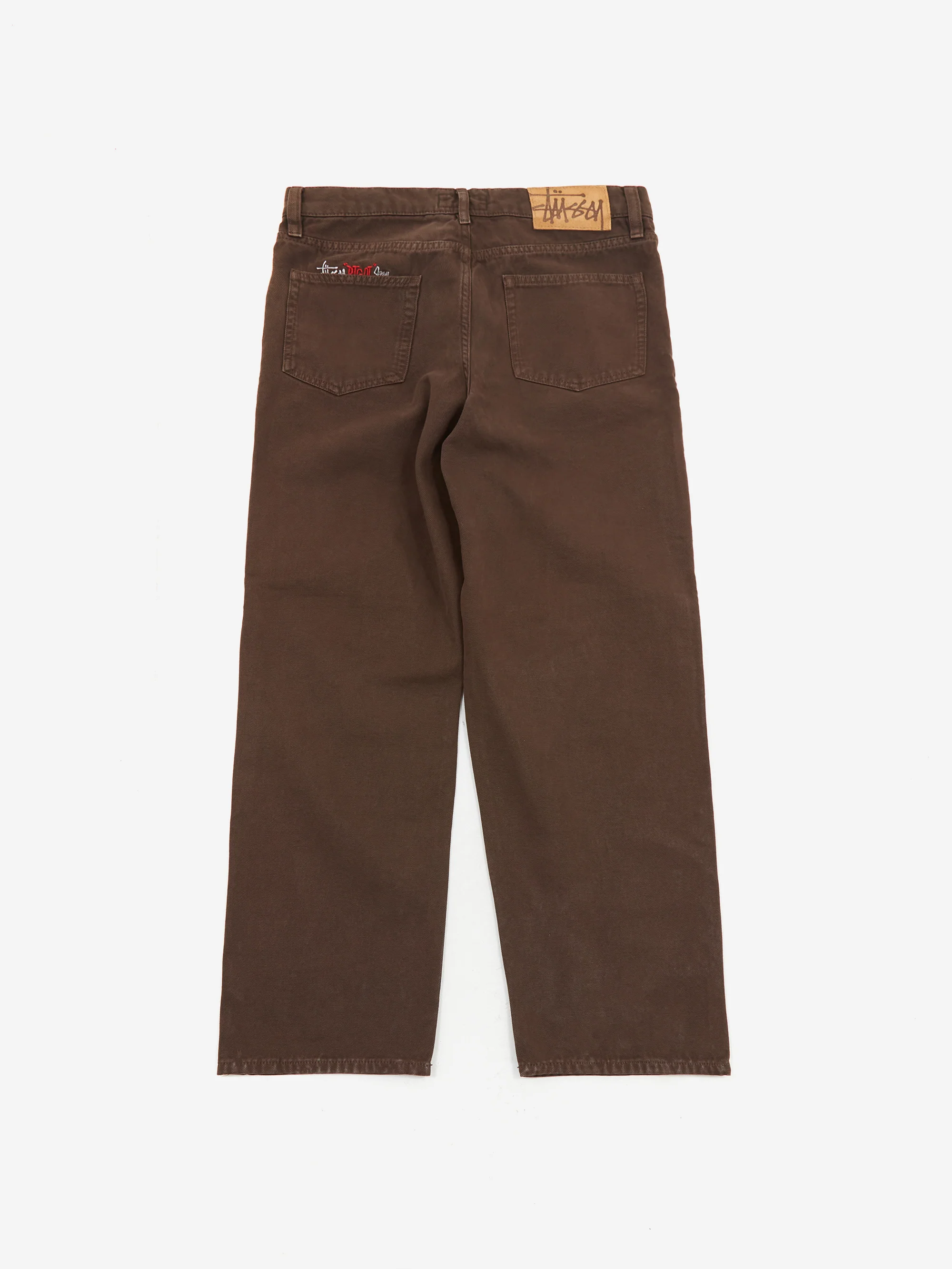 Stüssy Big Ol Jean Washed Canvas - Brown - Image 3