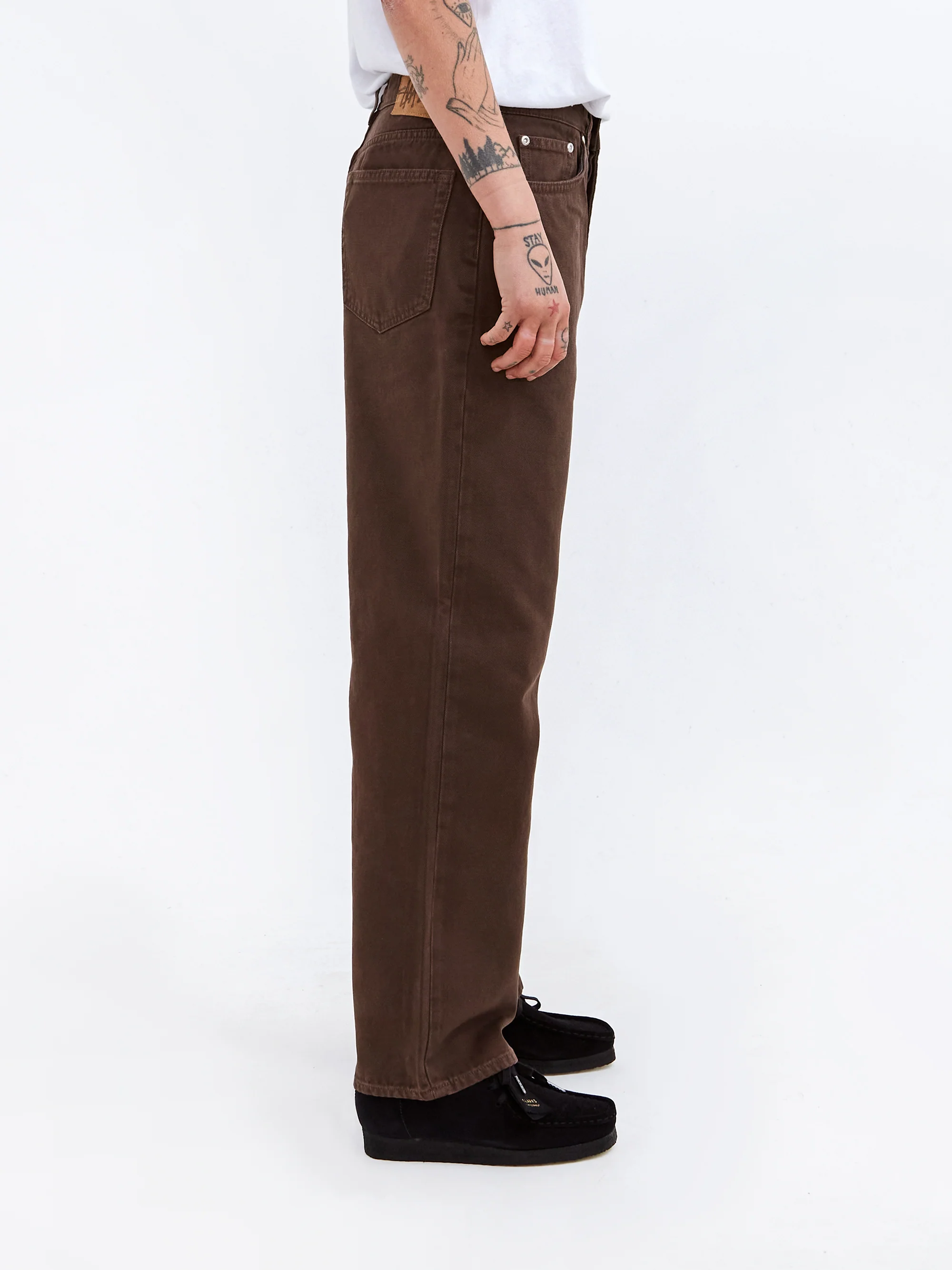 Stüssy Big Ol Jean Washed Canvas W - Brown - Image 2