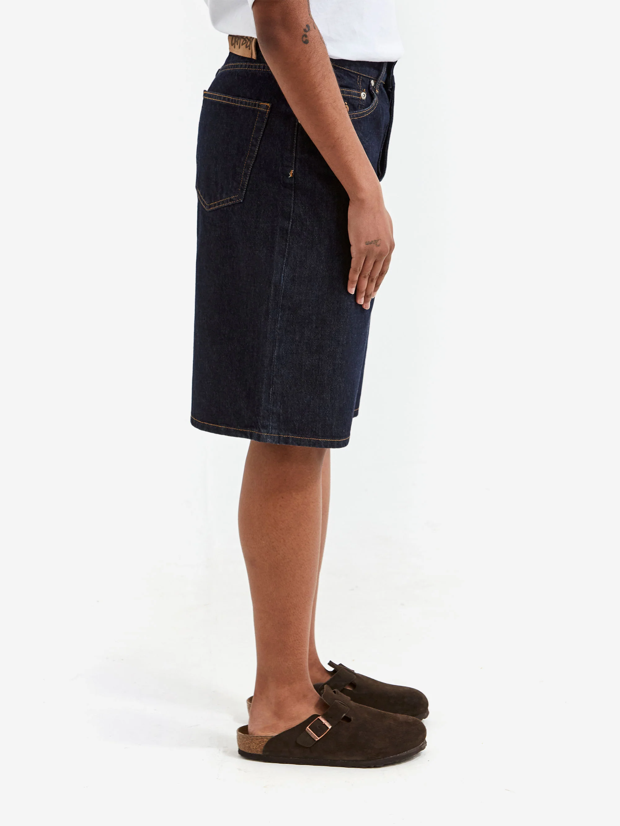 Stussy Big Ol Shorts Denim W - Rinsed Indigo - Image 2
