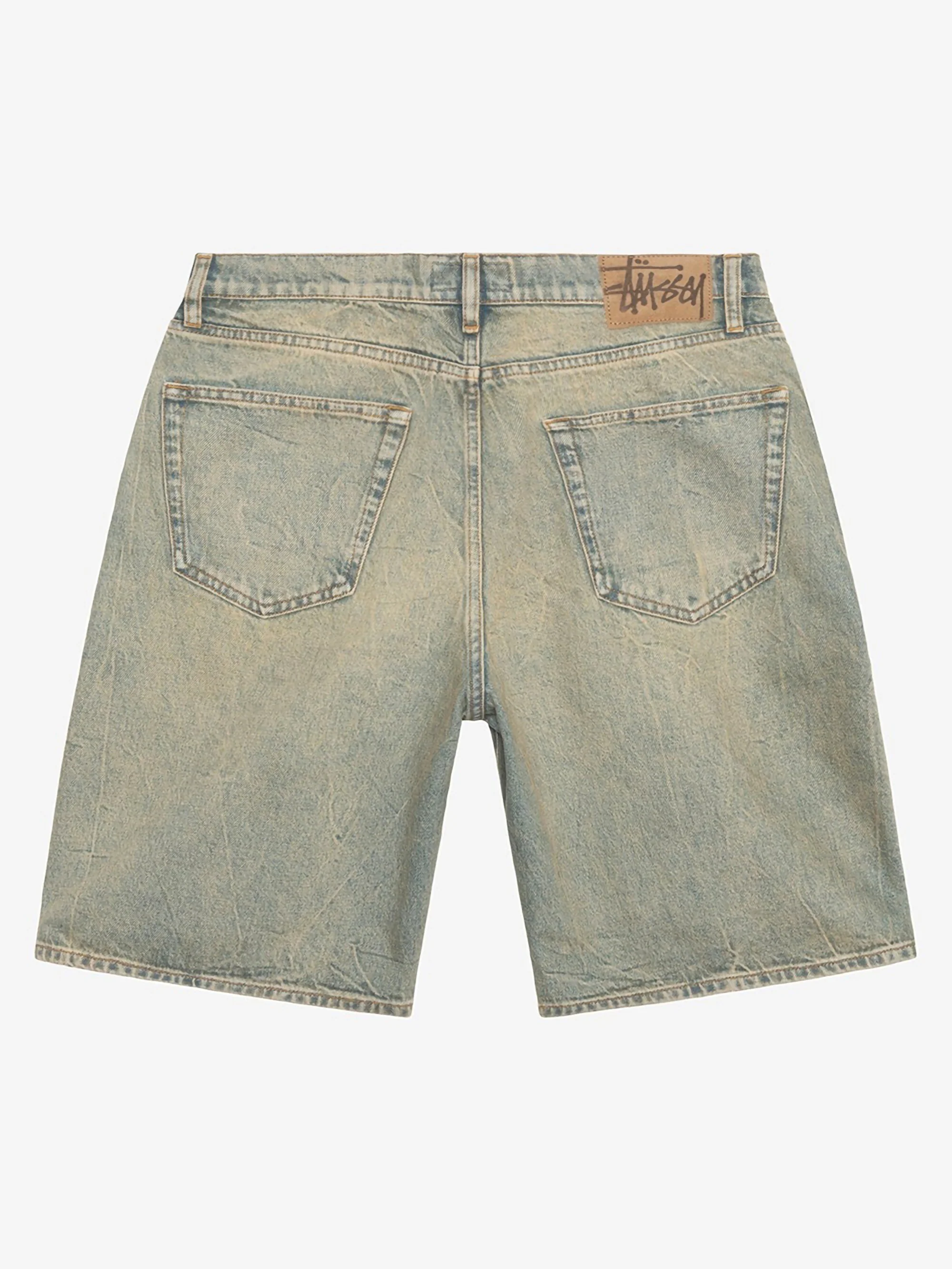 Stussy Big Ol Shorts Washed Canvas - Beach Wash - Image 4