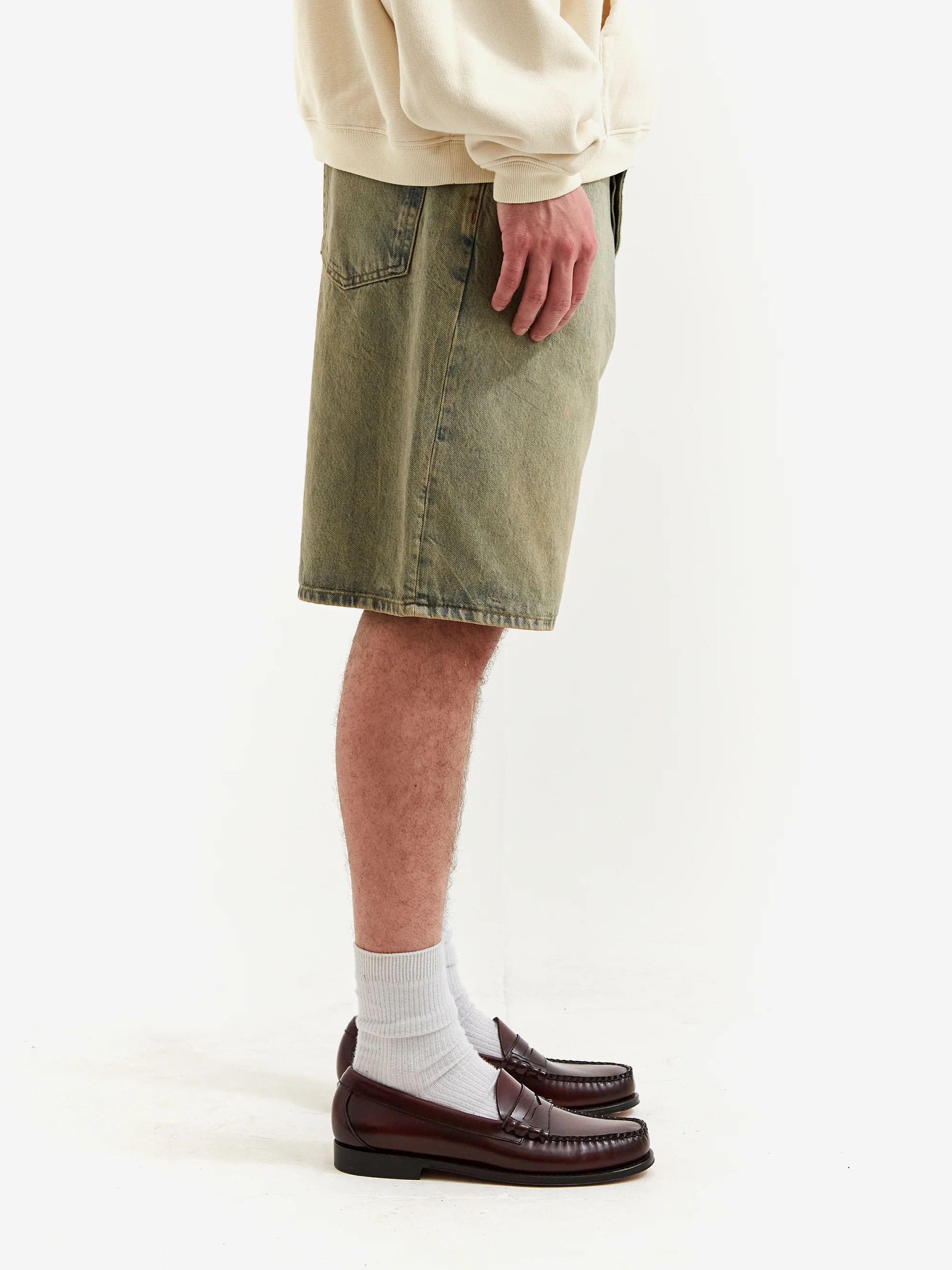 Stussy Big Ol Shorts Washed Canvas - Beach Wash - Image 5