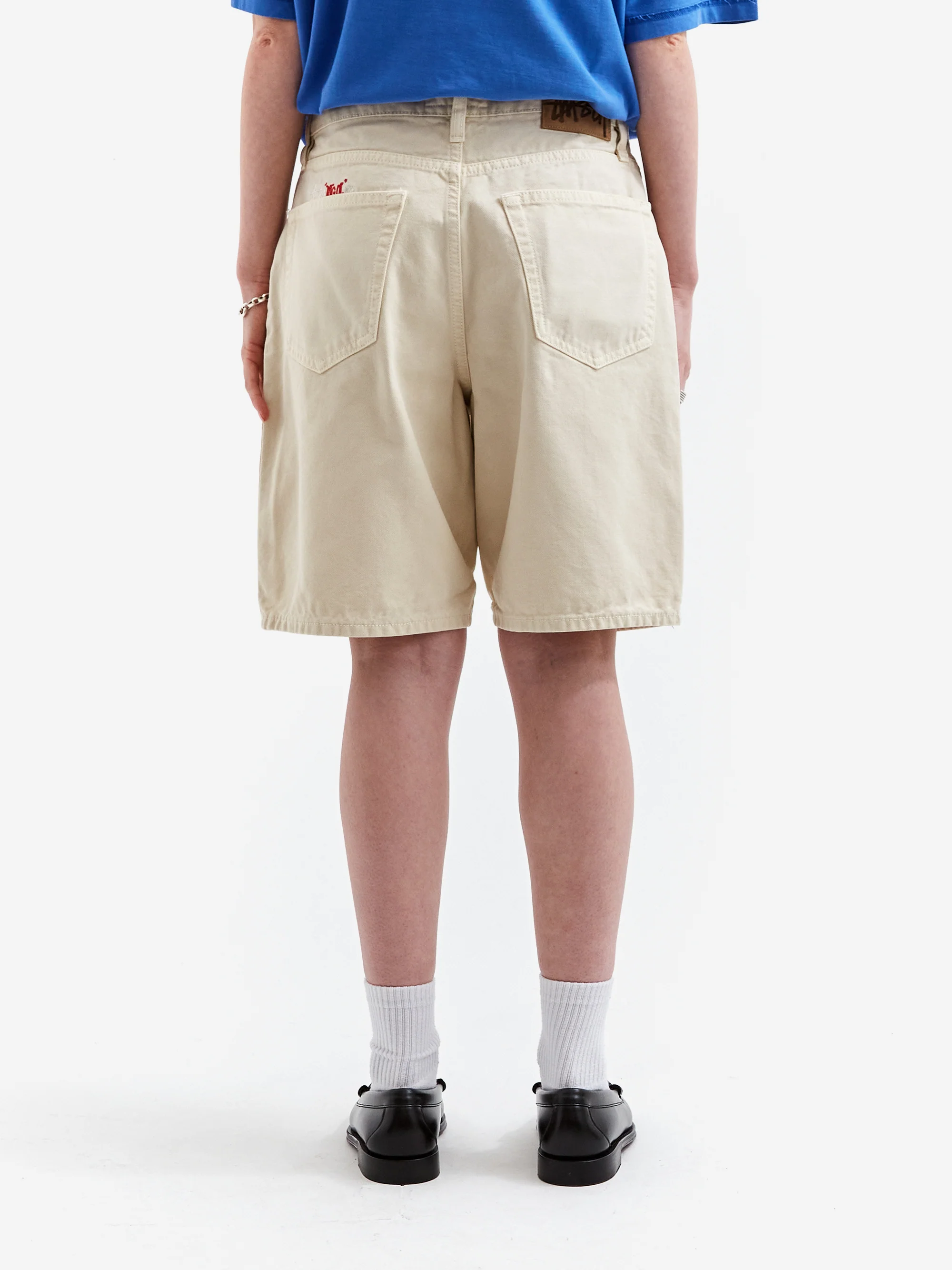 Stussy Big Ol Shorts Washed Canvas W - Vintage Natural - Image 3