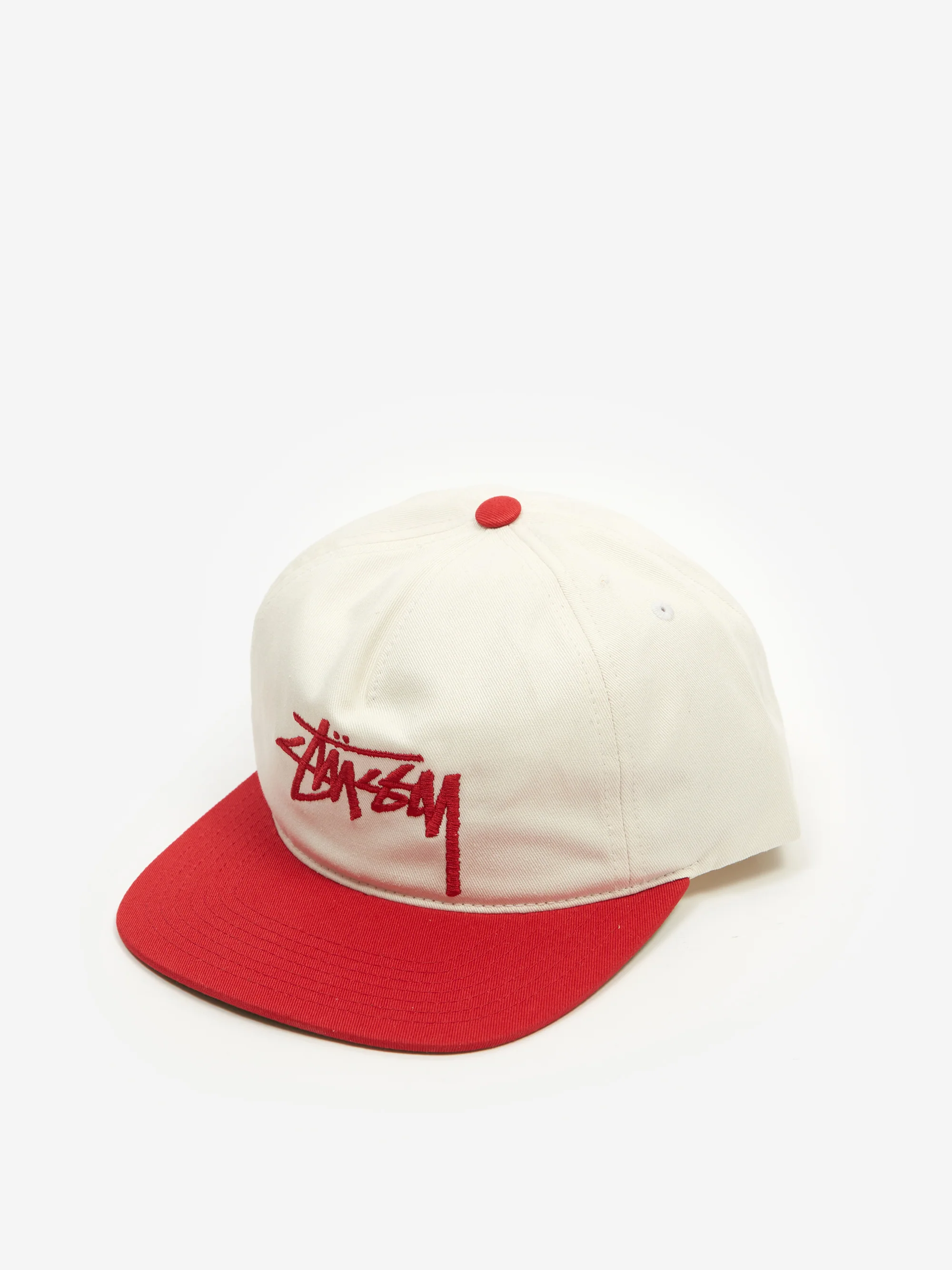 Stussy Big Stock Cap - Cardinal