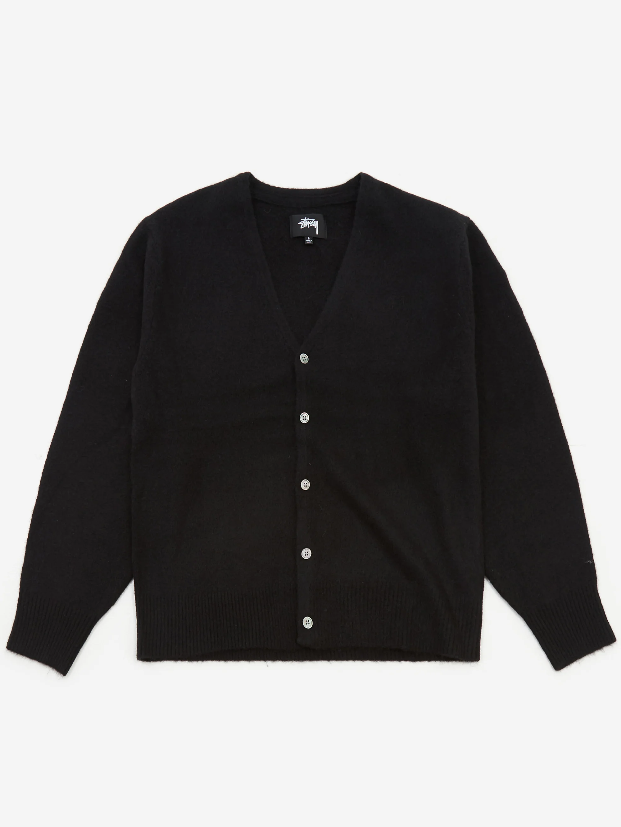 Stussy Brushed Cardigan - Black