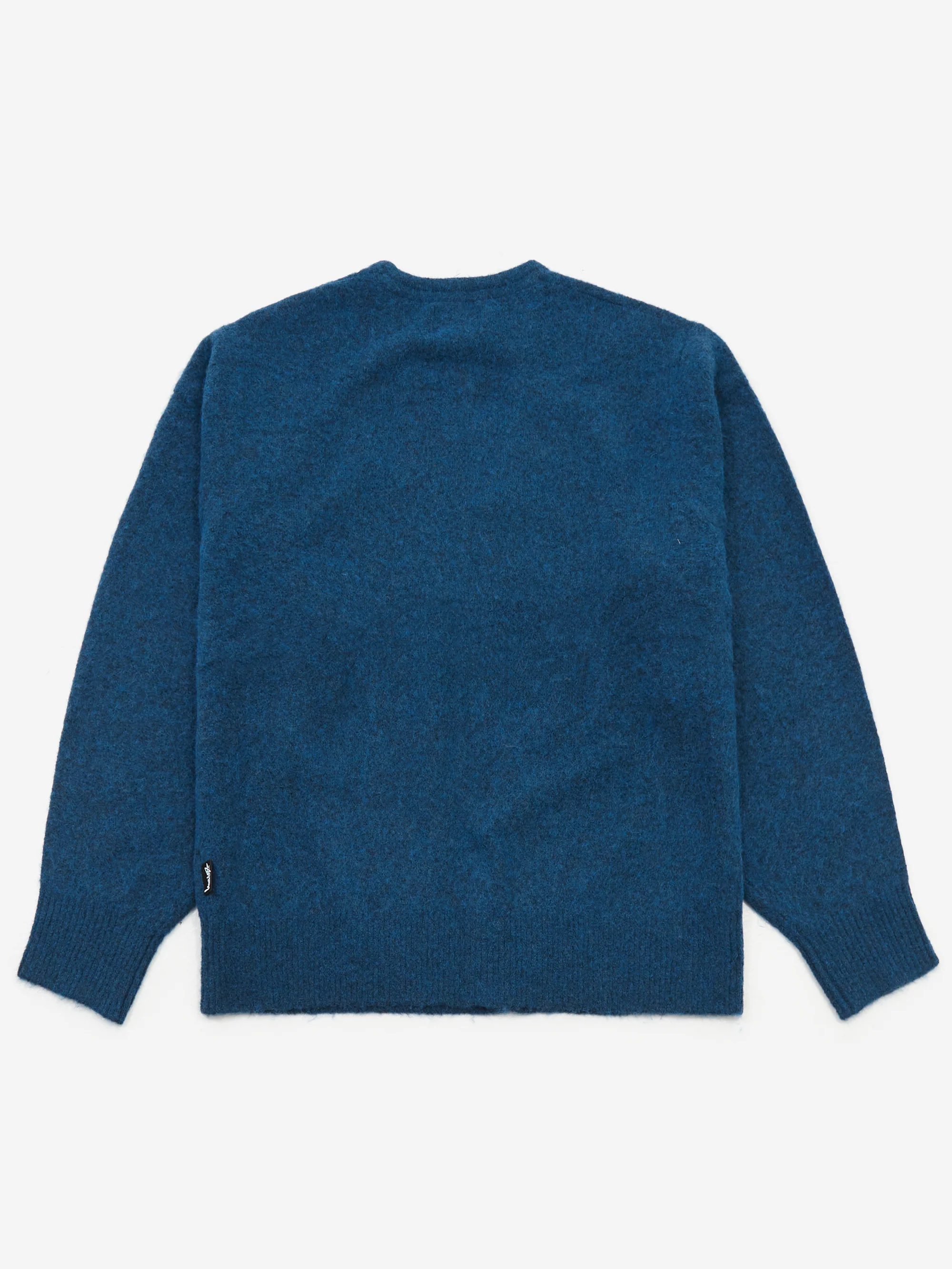 Stussy Brushed Cardigan - Blue - Image 3