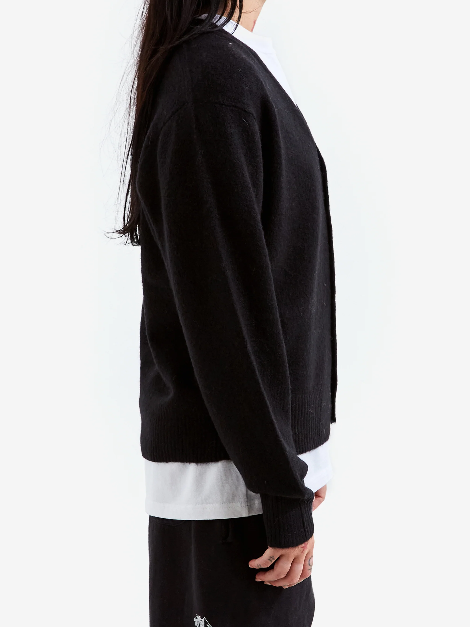 Stussy Brushed Cardigan W - Black - Image 2