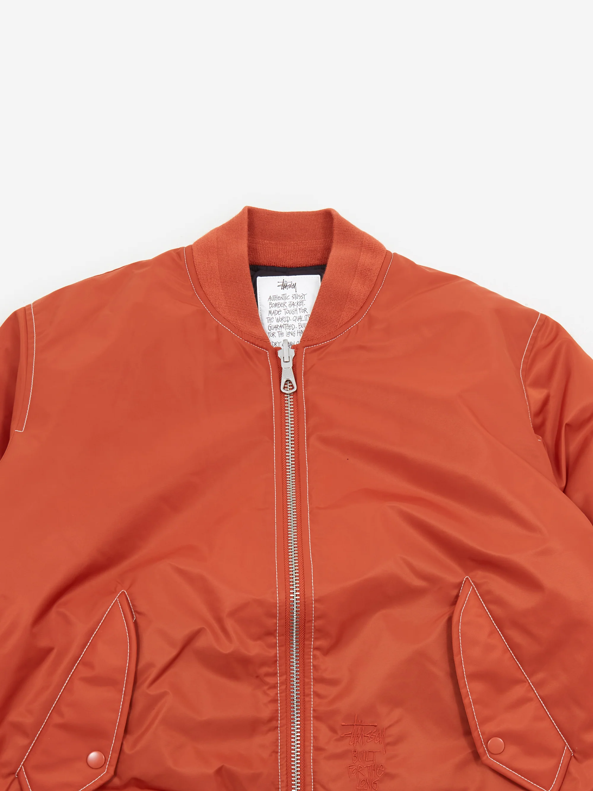 Stüssy Built Bomber Jacket - Brick - Image 4