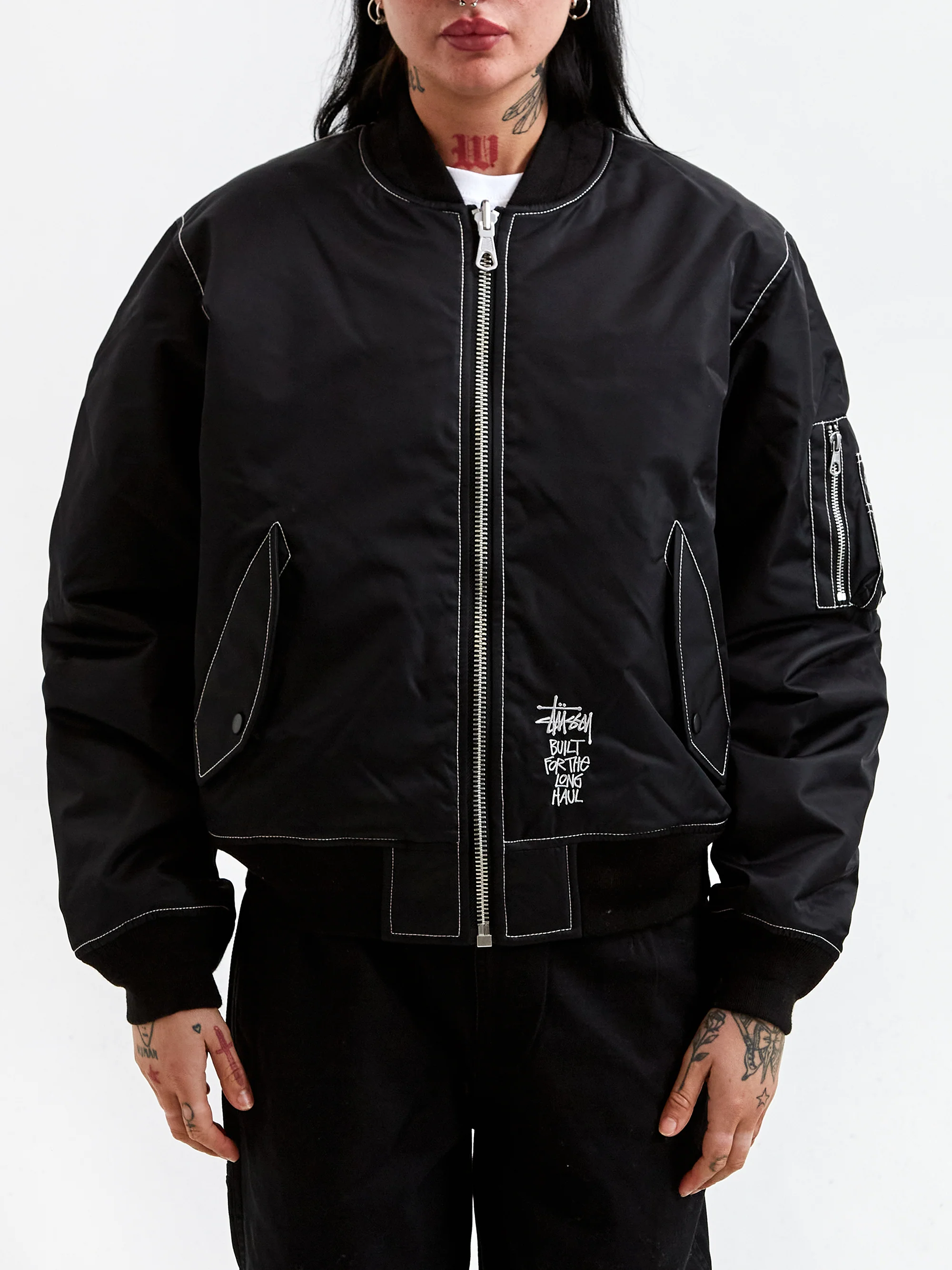 Stüssy Built Bomber Jacket W - Black