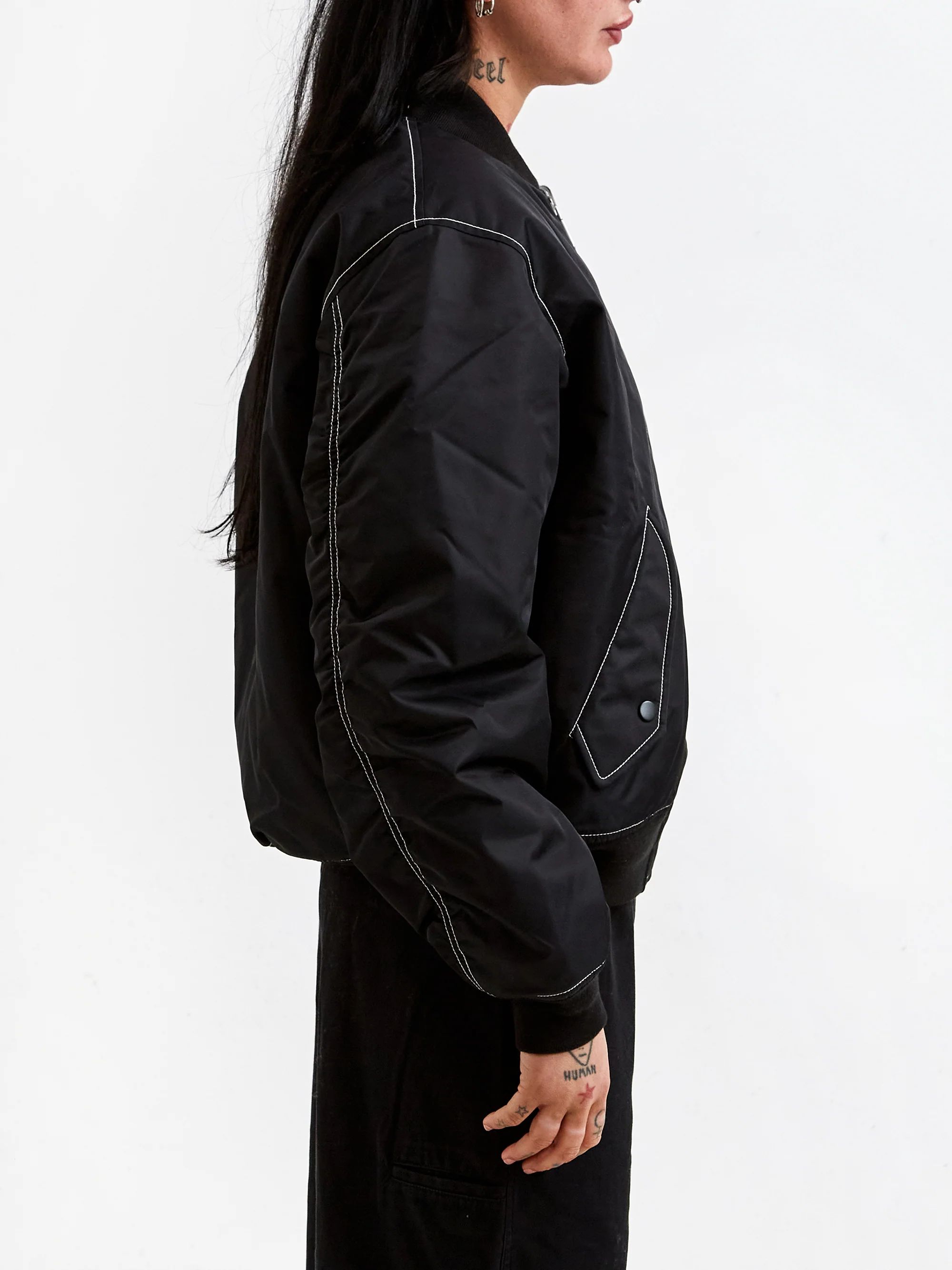 Stüssy Built Bomber Jacket W - Black - Image 2