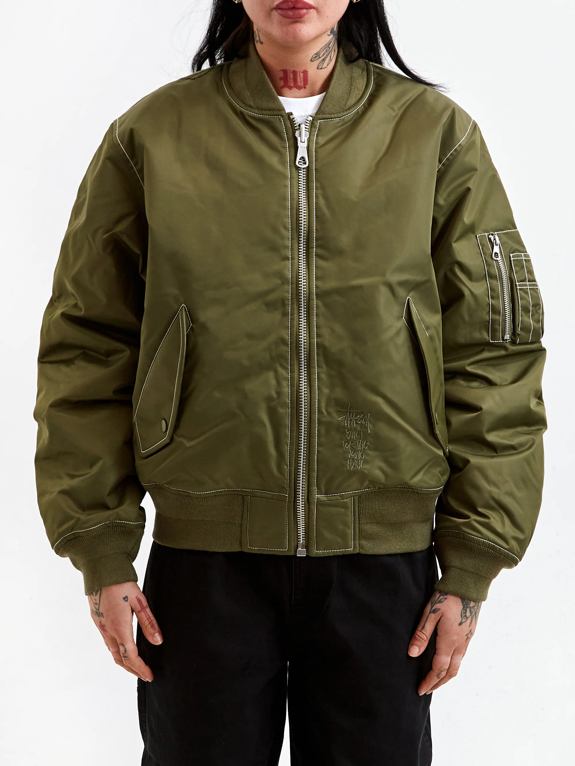 Stüssy Built Bomber Jacket W - Olive