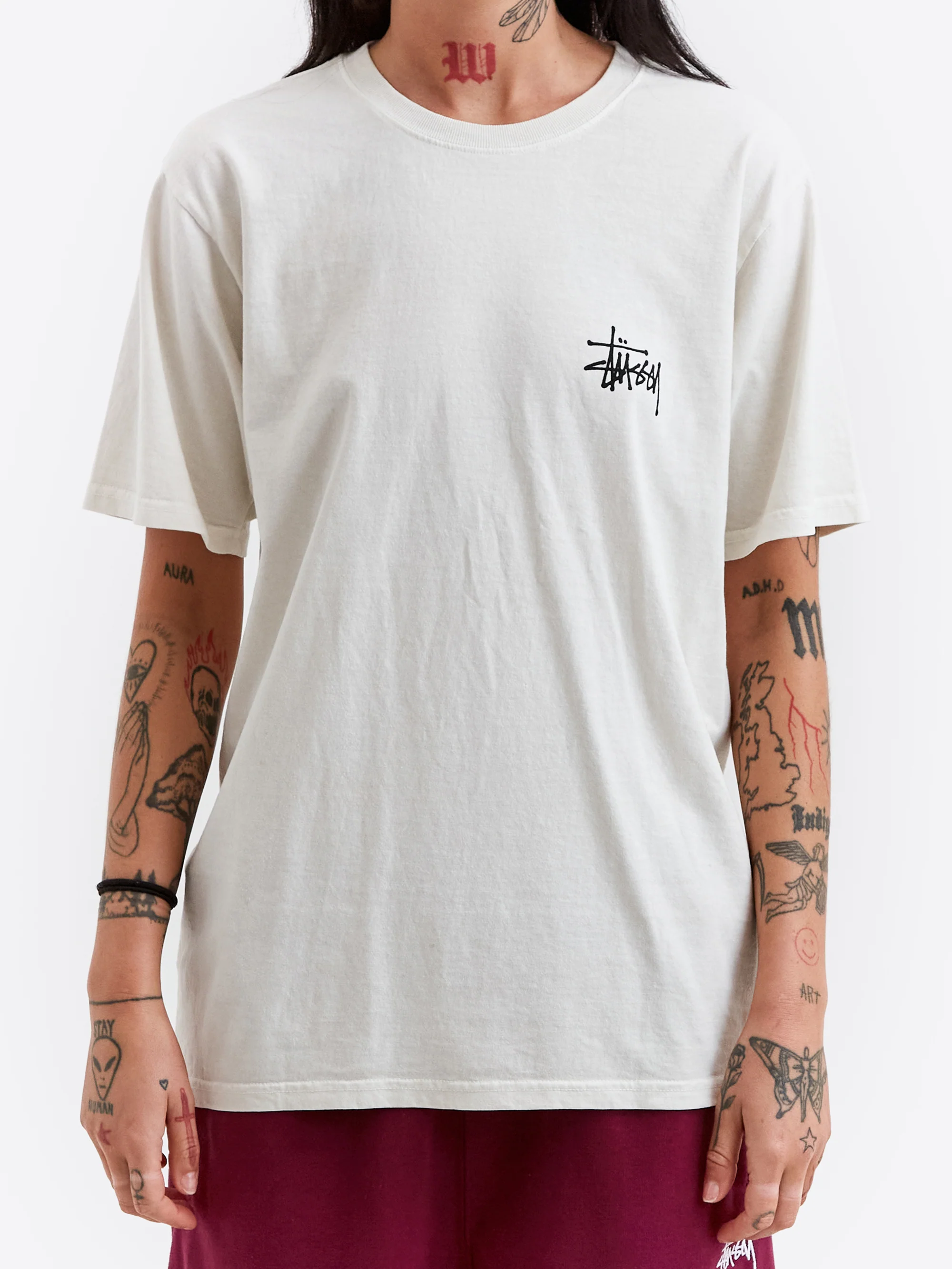 Stussy Built Tough Pigment Dyed Tee W - Natural - Image 2