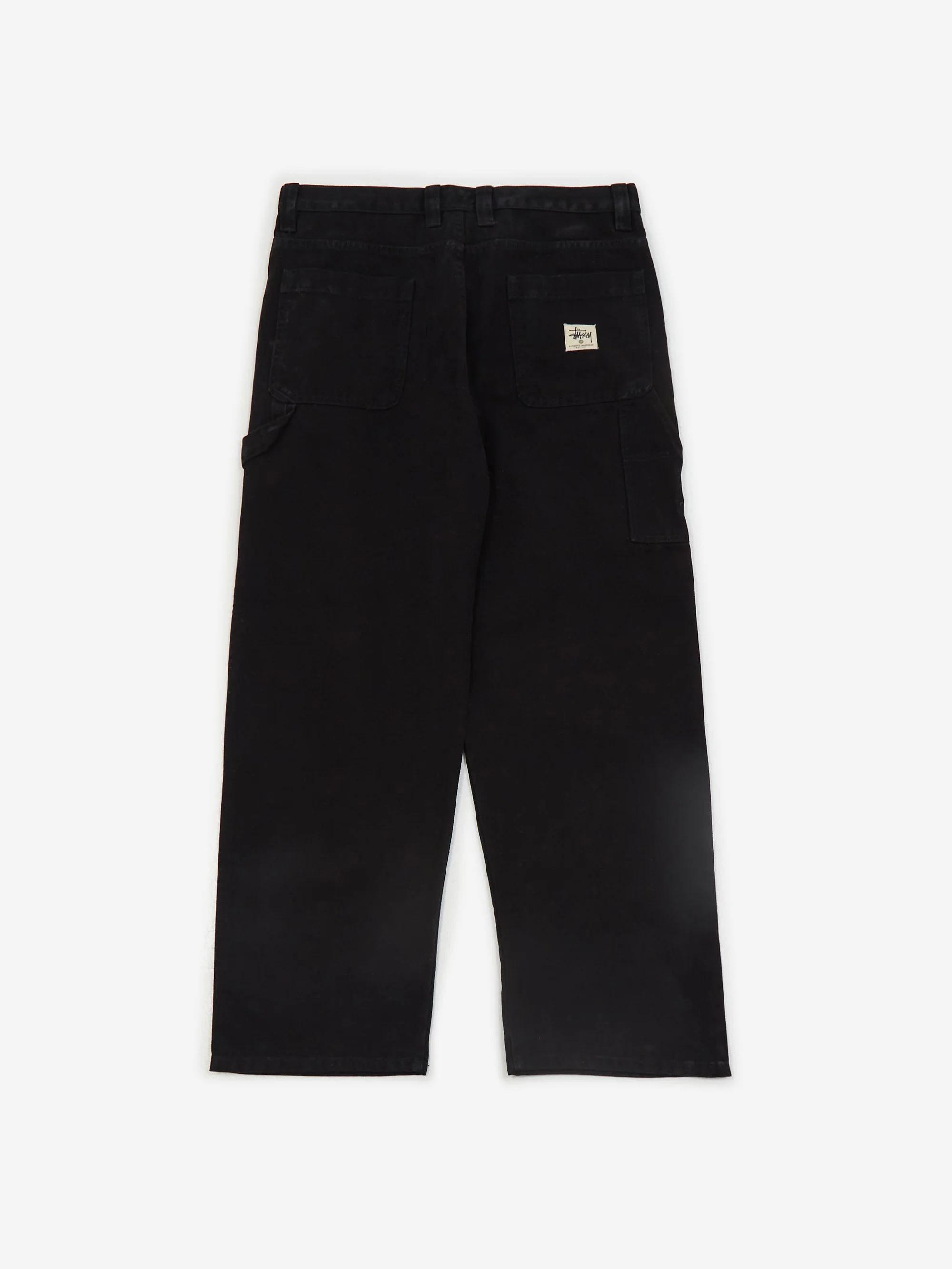 Stussy Canvas Carpenter Pant - Black - Image 4