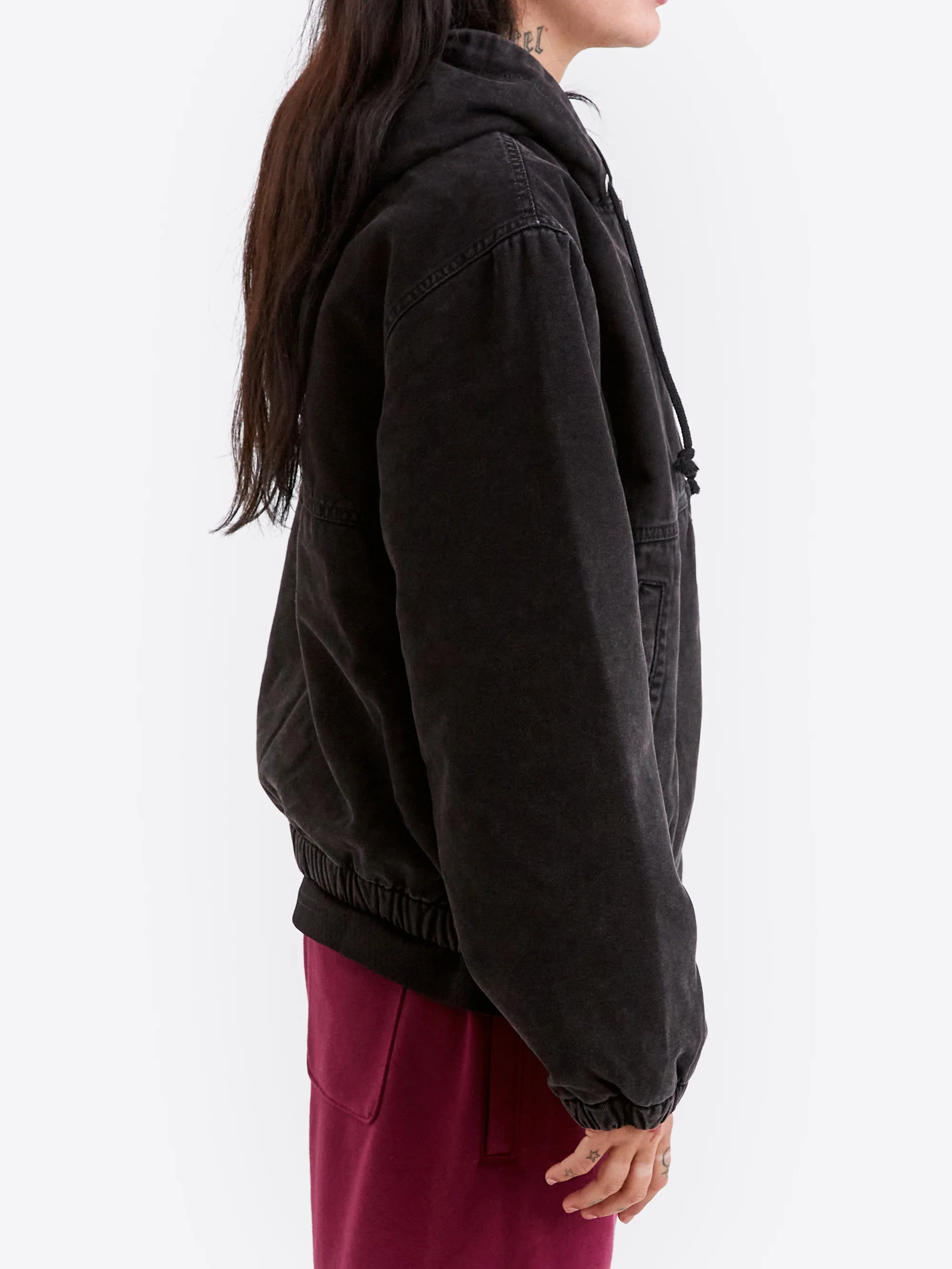 Stussy Canvas Insulated Work Jacket - Black - Image 2