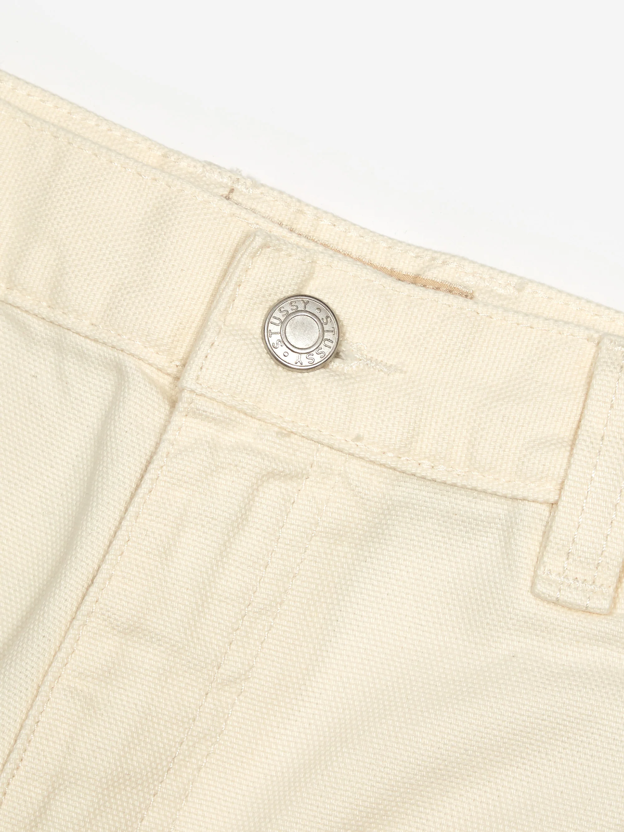 Stussy Canvas Work Pant - Bone - Image 4