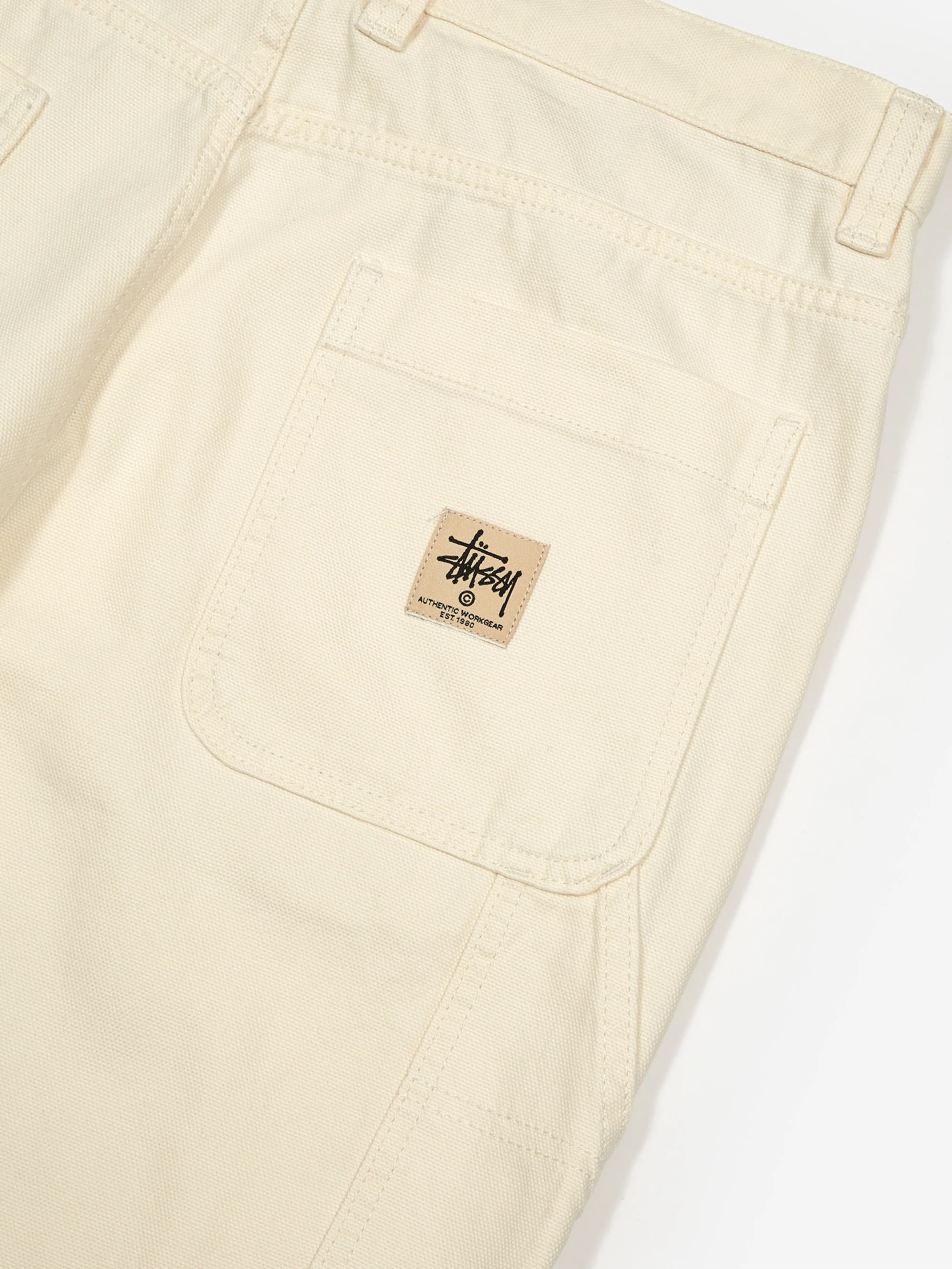 Stussy Canvas Work Pant - Bone - Image 5