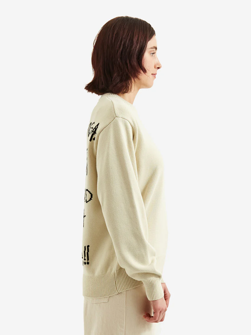 Stussy Care Label Sweater W - Natural - Image 3