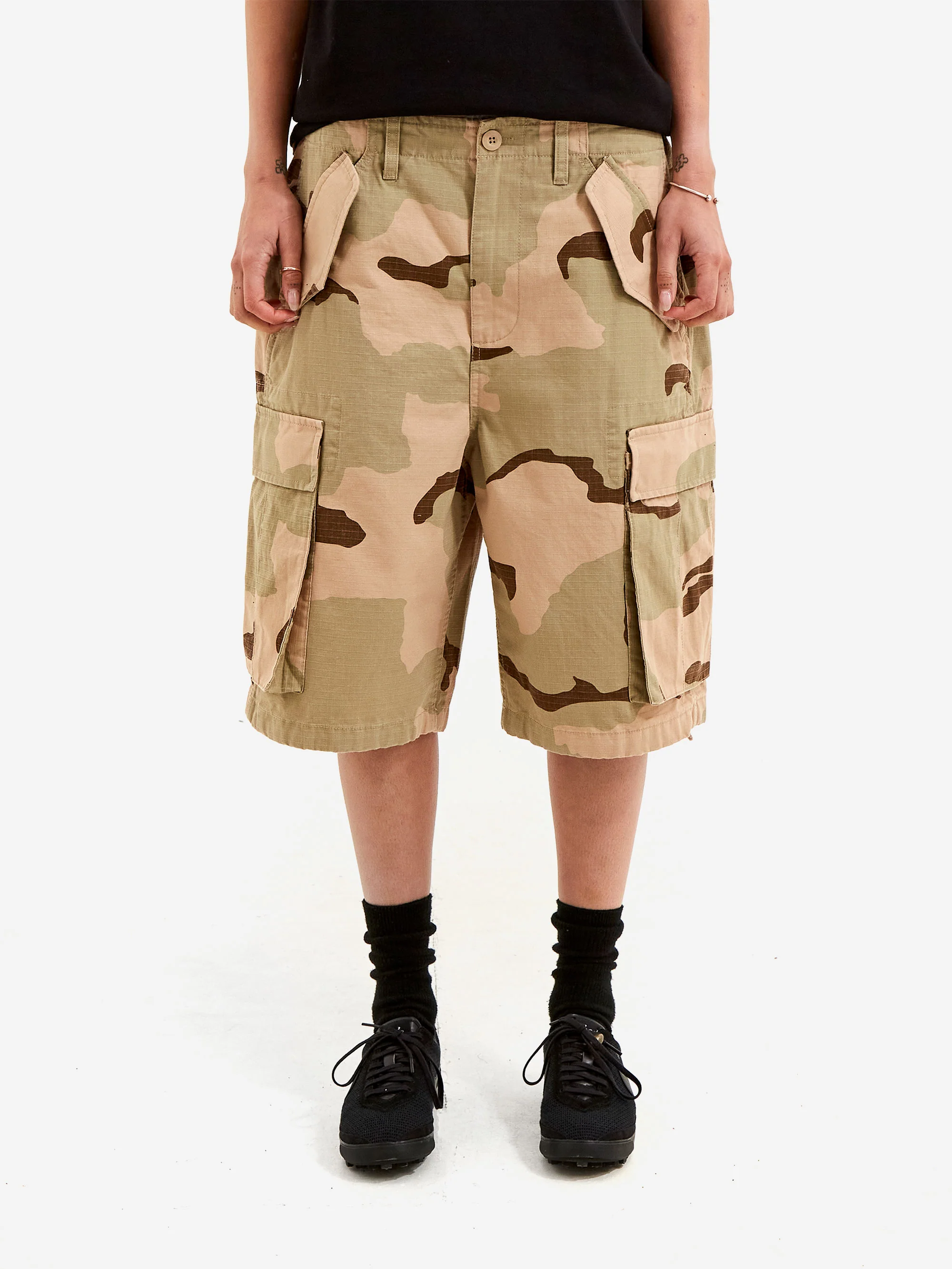 Stussy Cargo Short Ripstop W - Sand Camo - Image 2