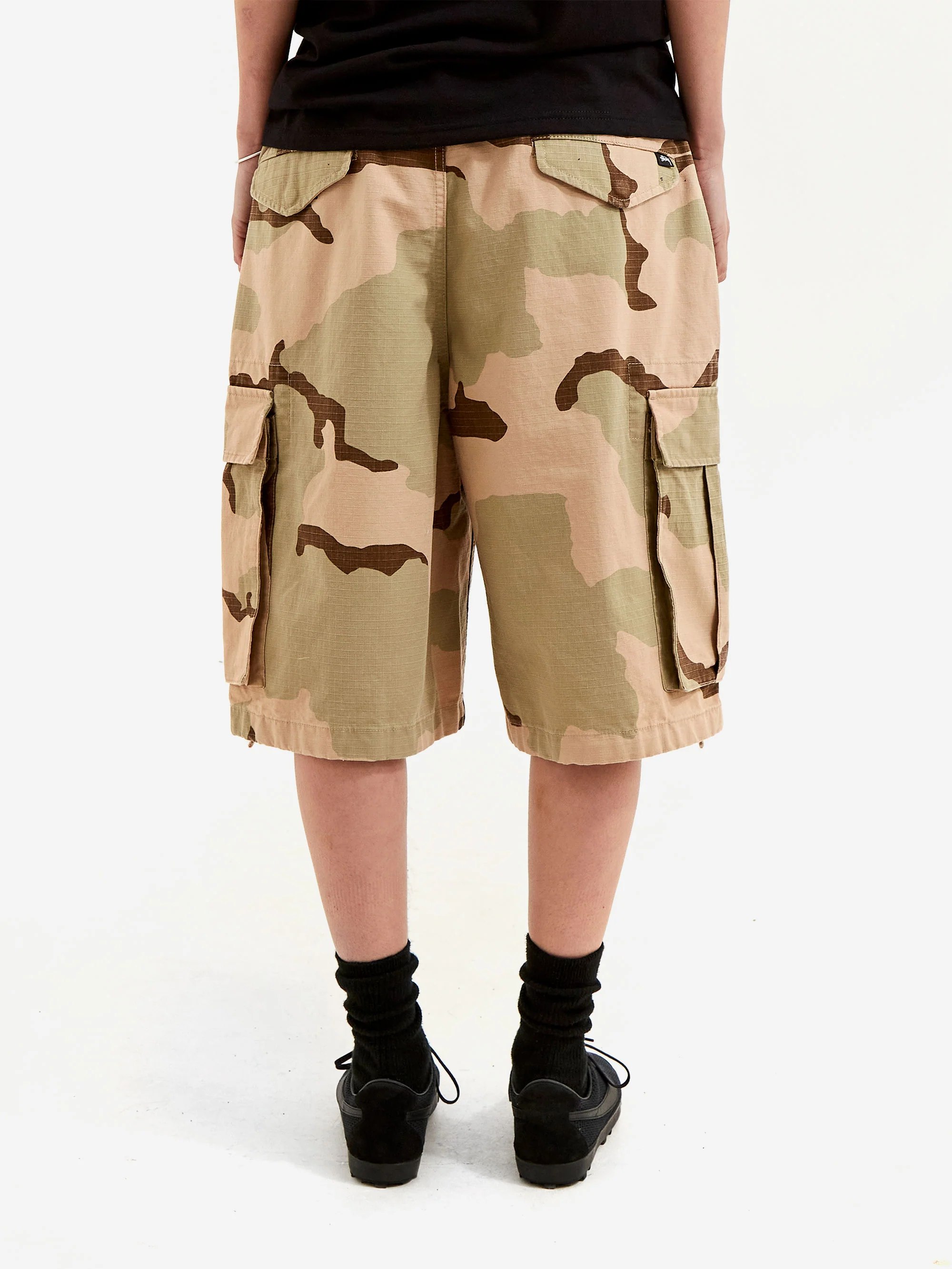 Stussy Cargo Short Ripstop W - Sand Camo - Image 4