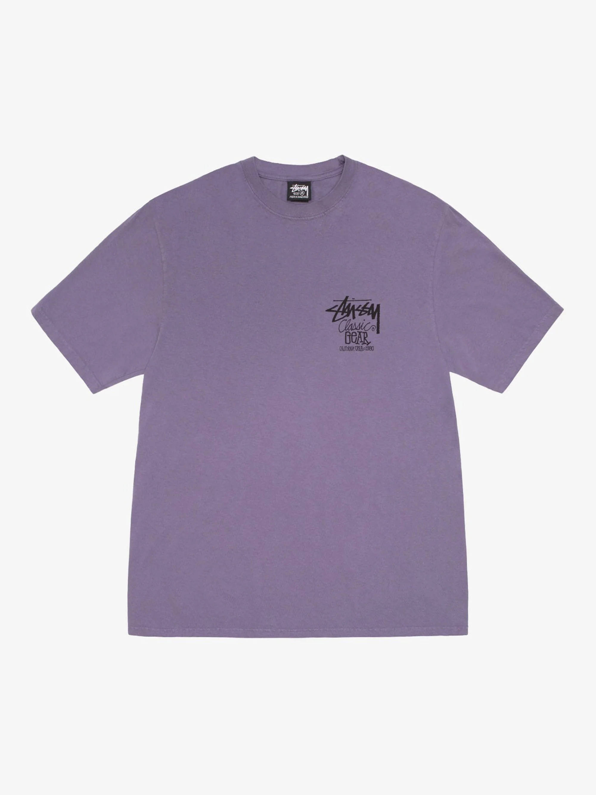 Stussy Classic Gear Pigment Dyed Tee - Grape