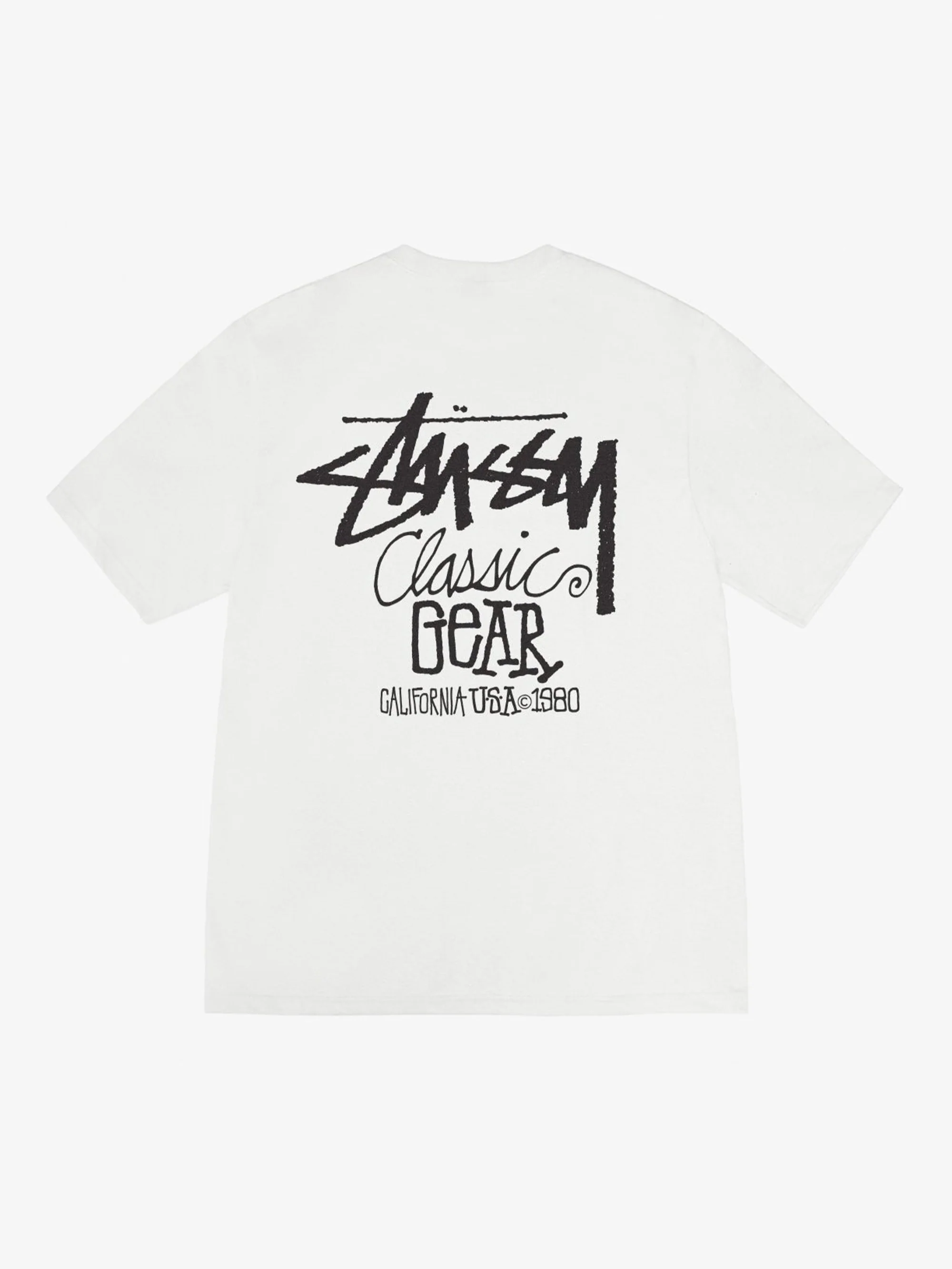 Stussy Classic Gear Pigment Dyed Tee - Natural - Image 3