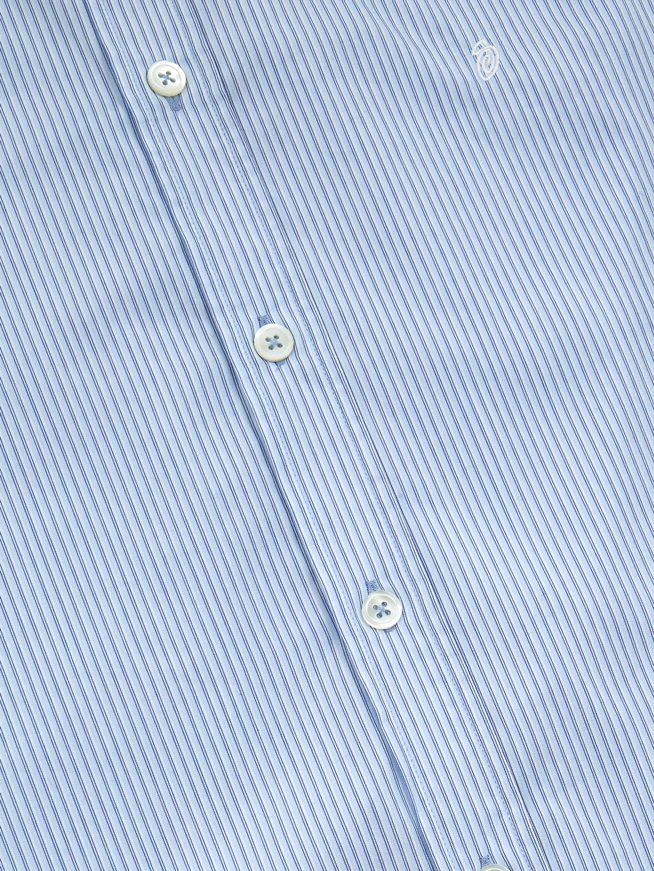 Stussy Classic Stripe Shirt - Blue Stripe - Image 4