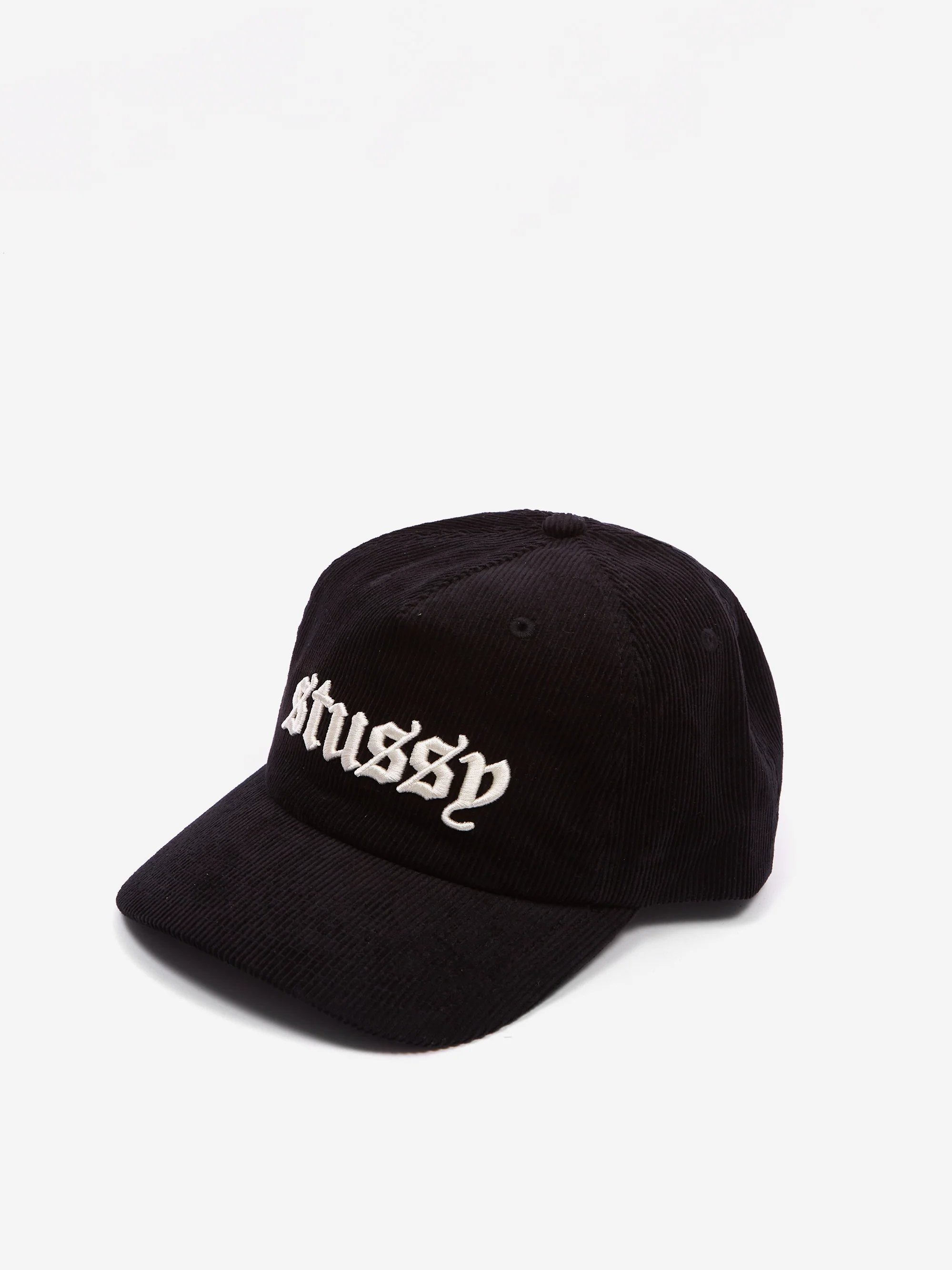 Stüssy Corduroy OE Cap - Black
