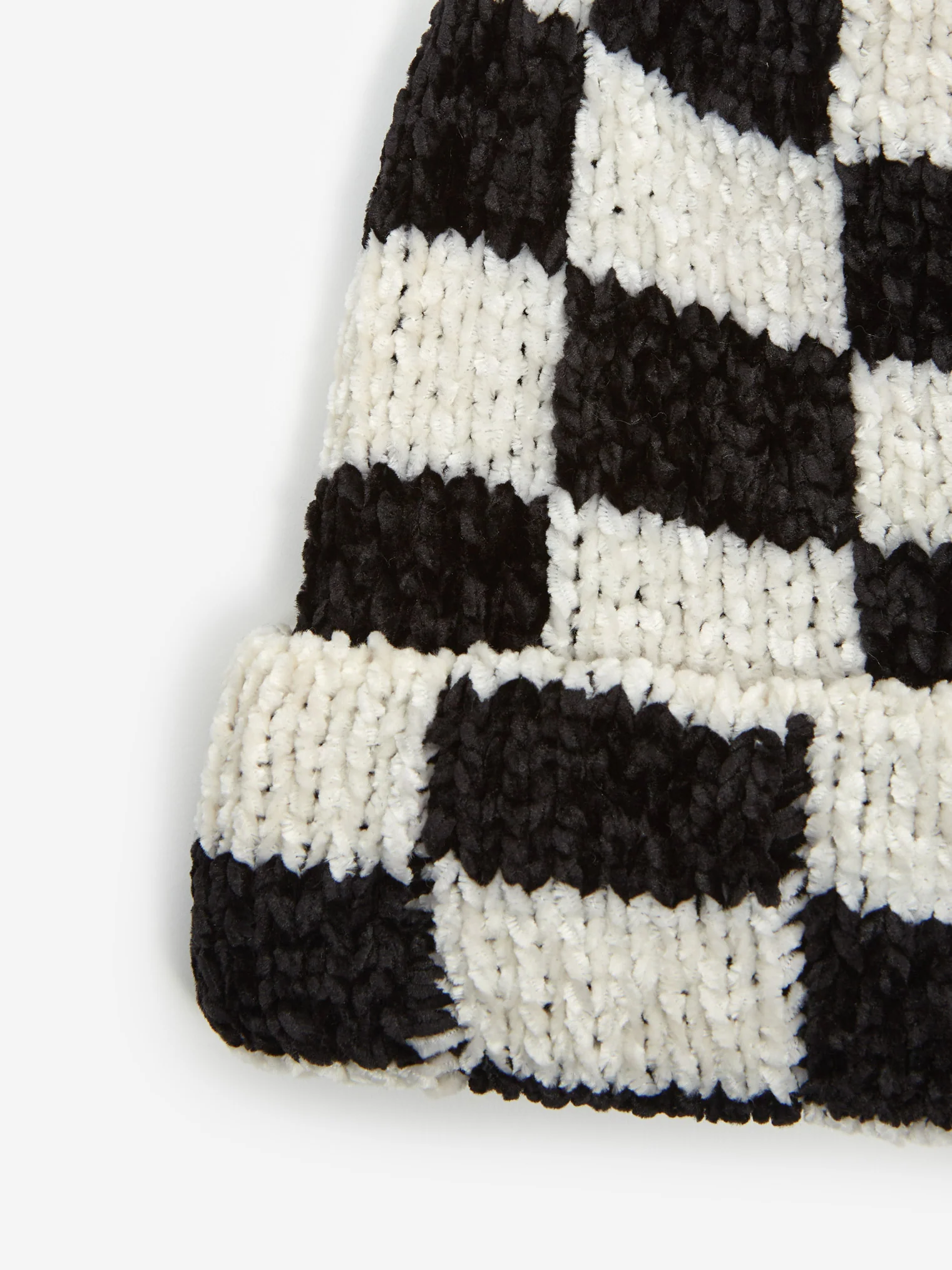 Stussy Crochet Checkered Beanie W - Black - Image 3