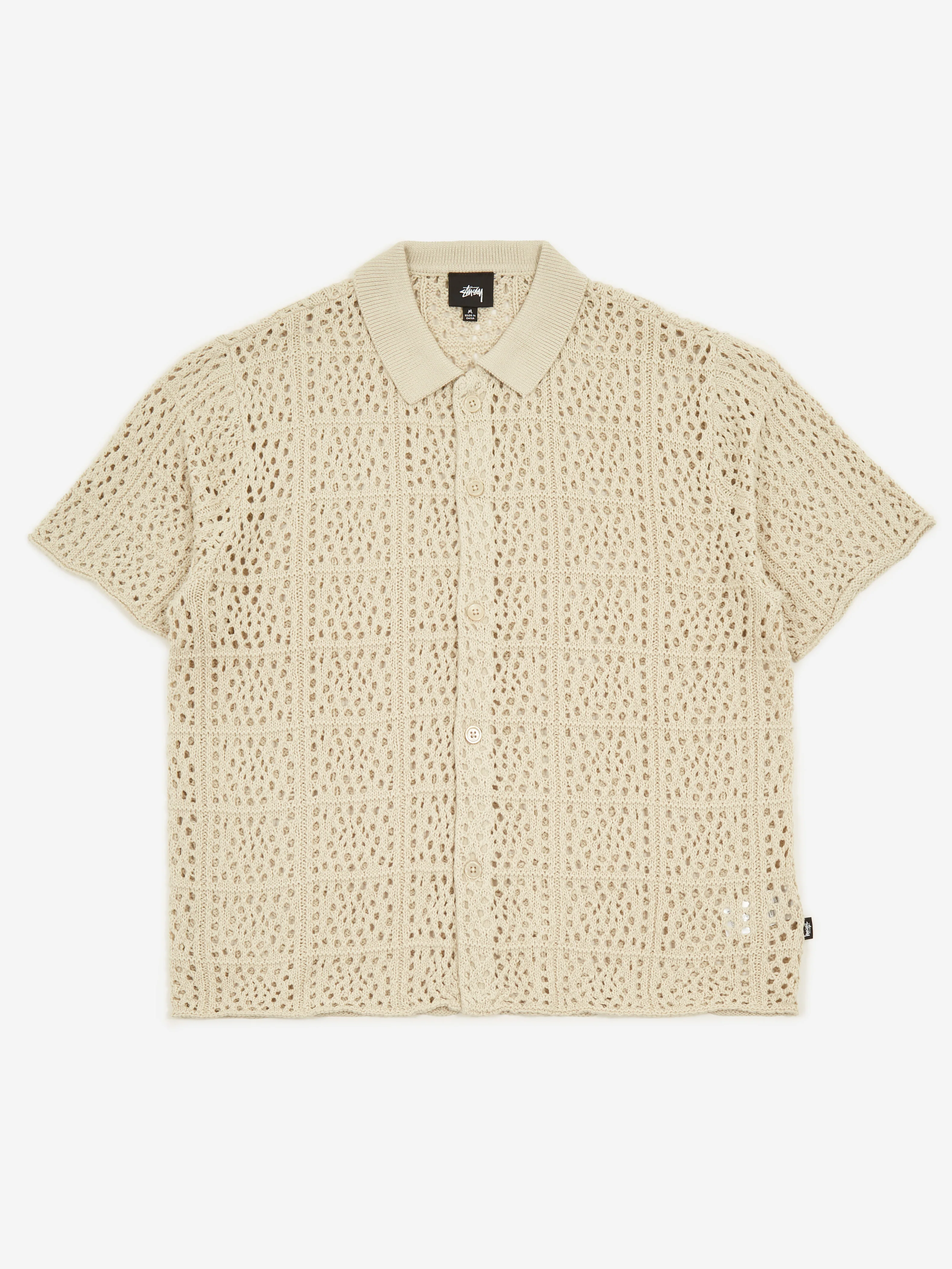 Stussy Crochet Shirt - Natural