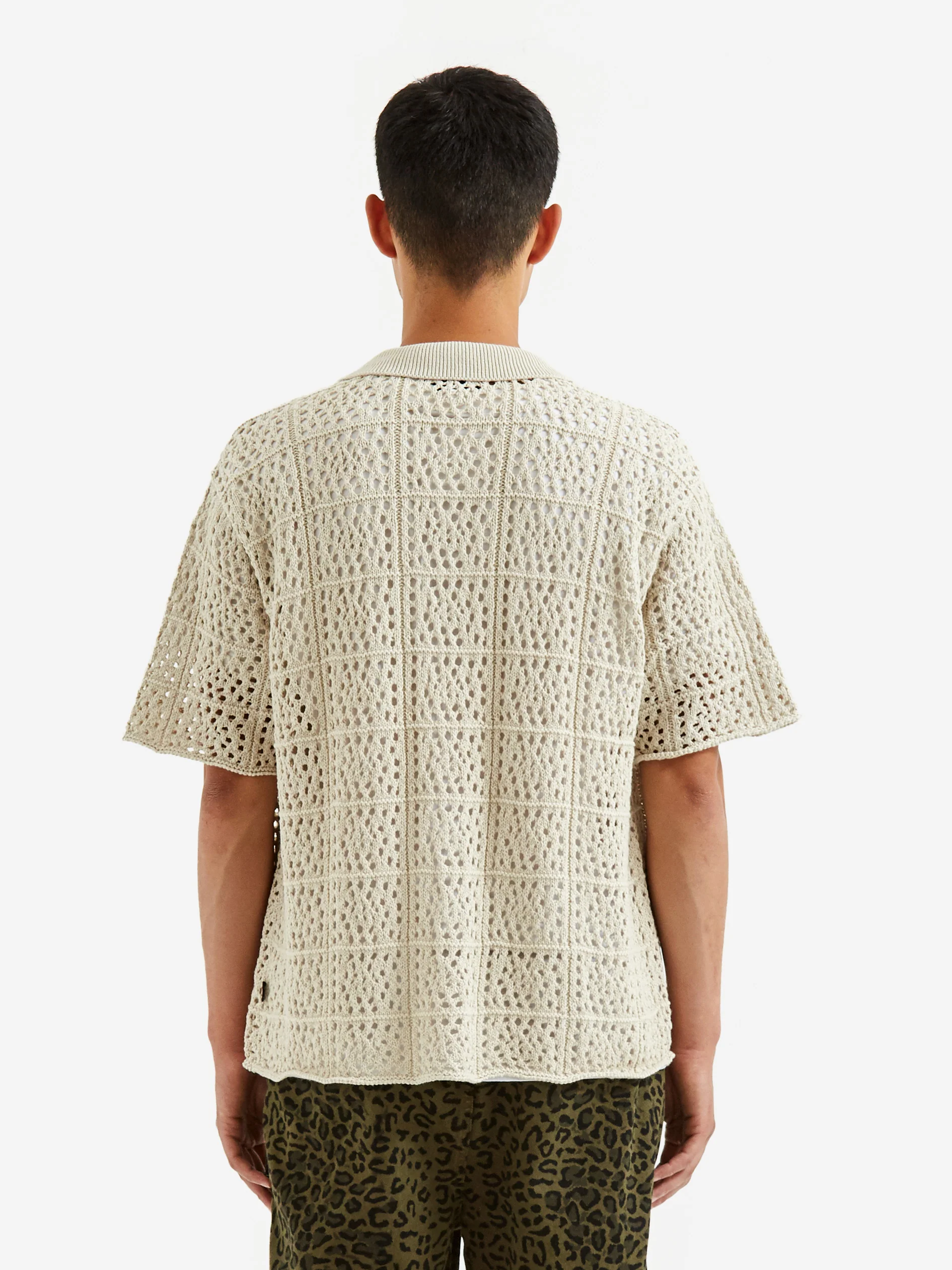 Stussy Crochet Shirt - Natural - Image 8