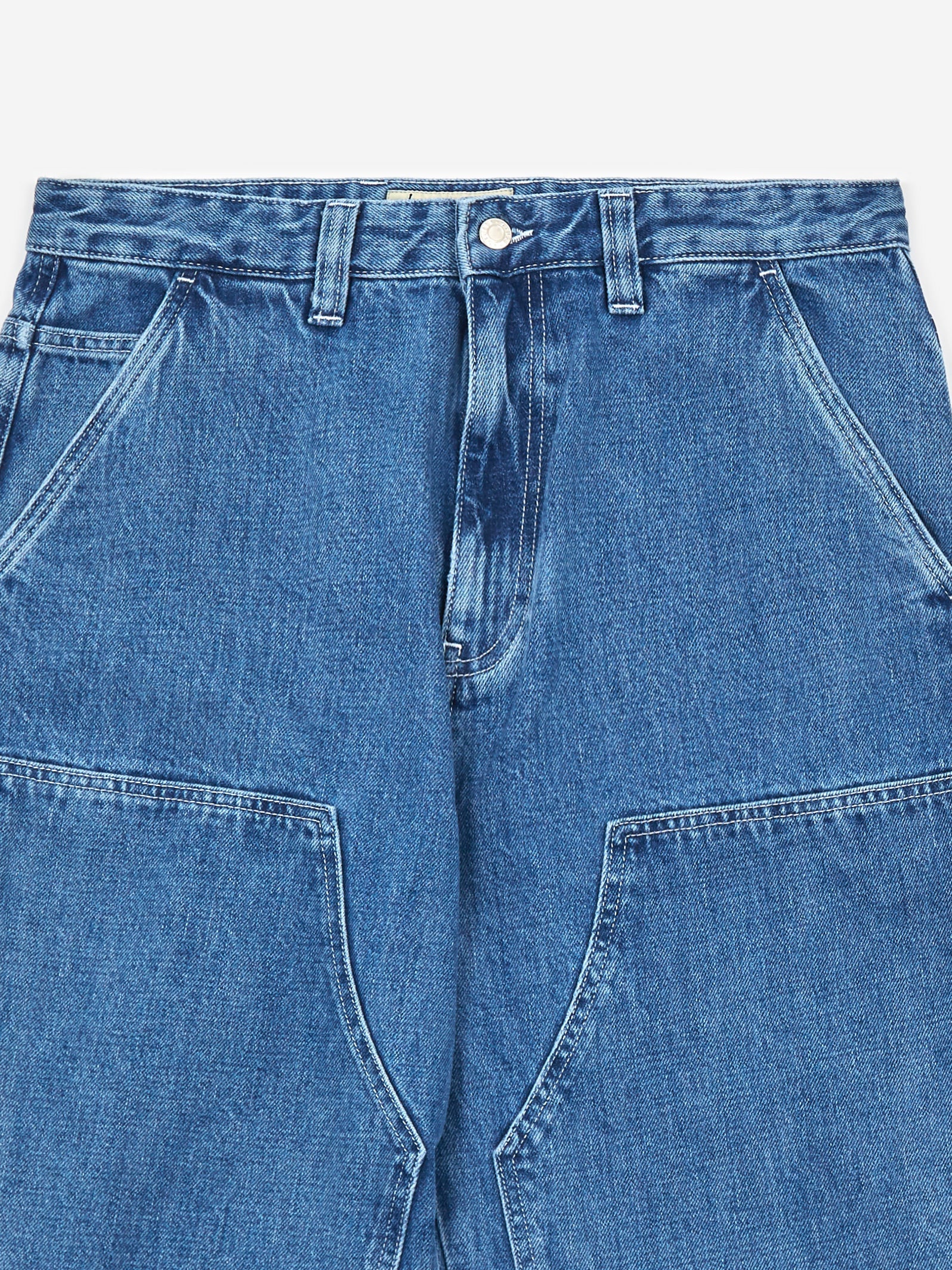 Stussy Denim Work Pant - Blue - Image 3