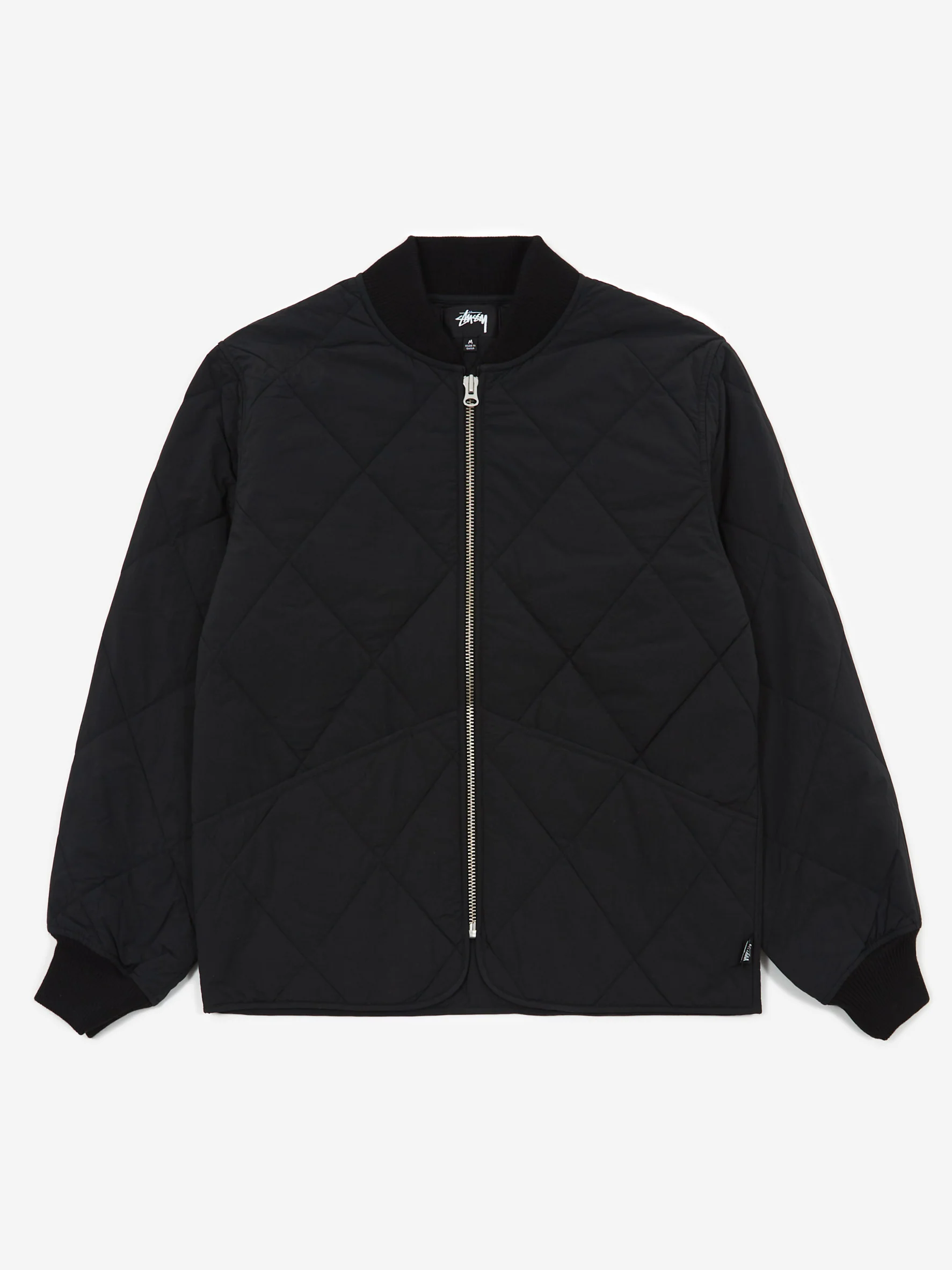 Stussy Dice Quilted Liner Jacket - Black - Image 2