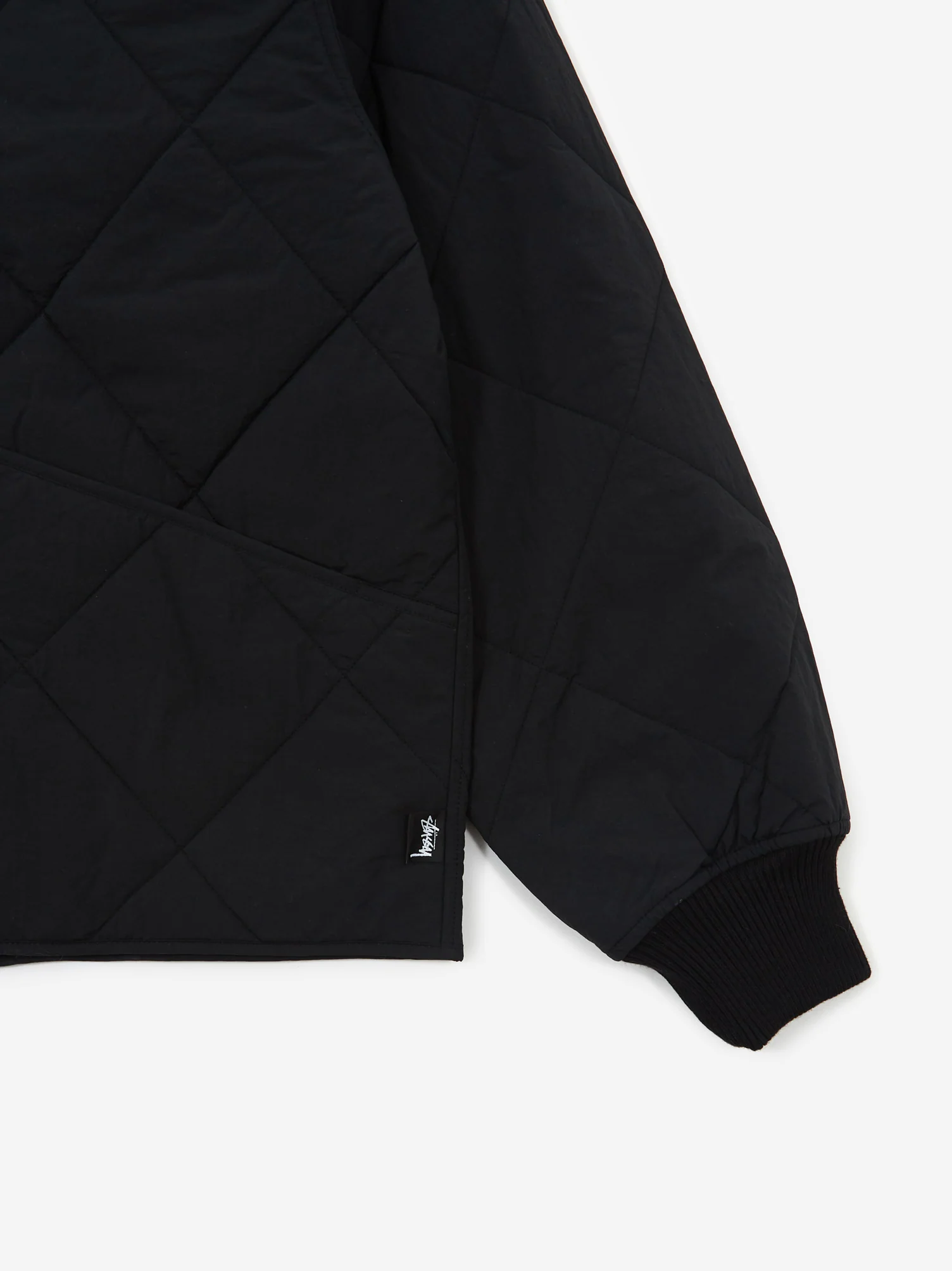 Stussy Dice Quilted Liner Jacket - Black - Image 4