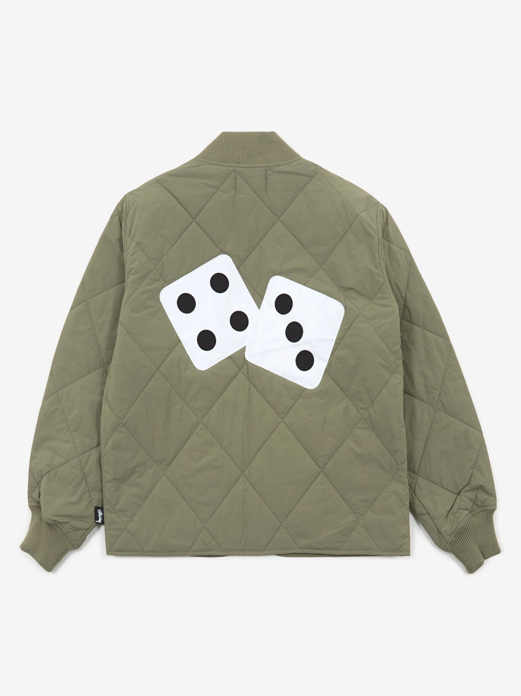 Stussy Dice Quilted Liner Jacket - Olive