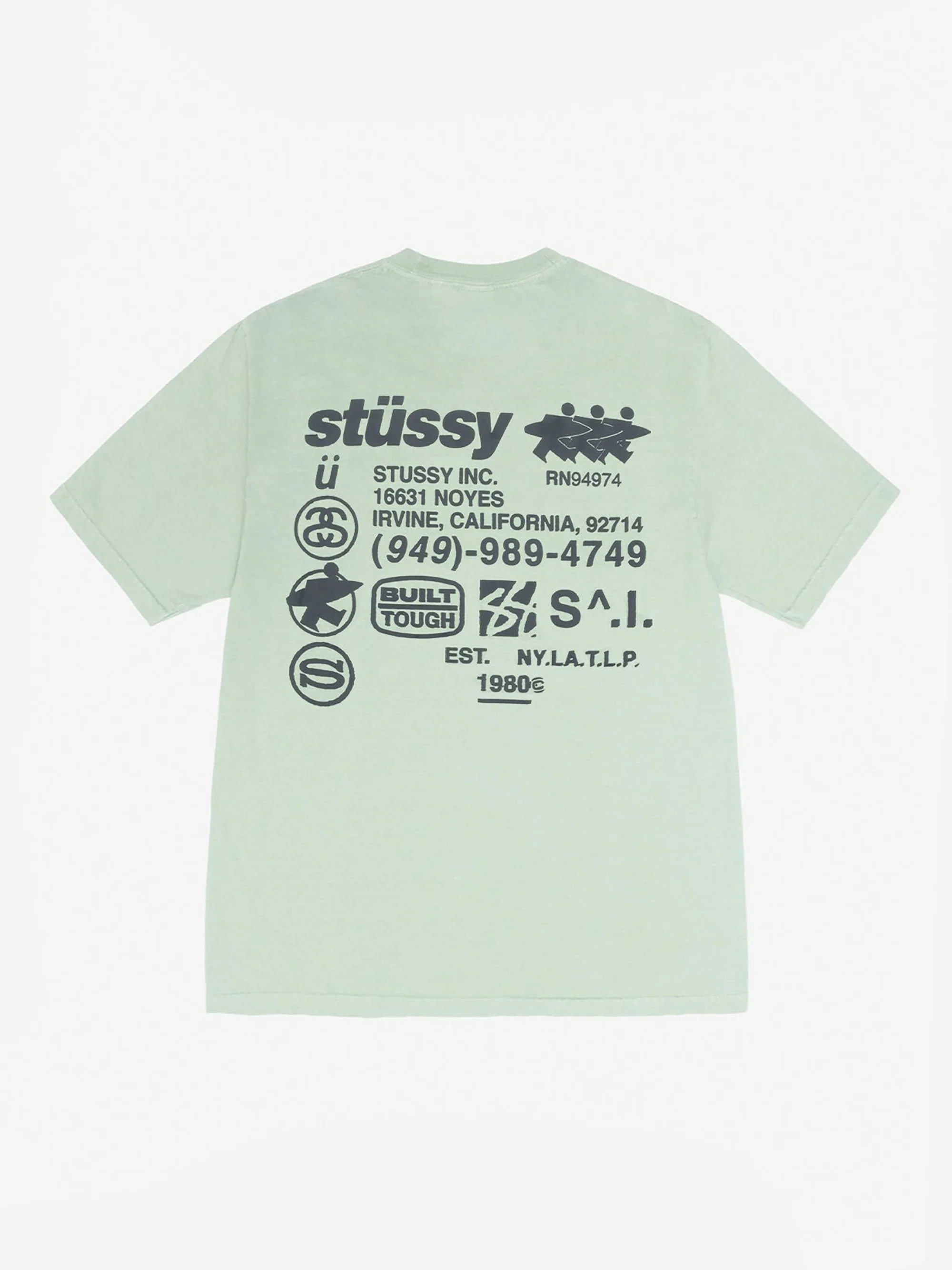 Stussy DNA Pigment Dyed Tee - Granite - Image 3