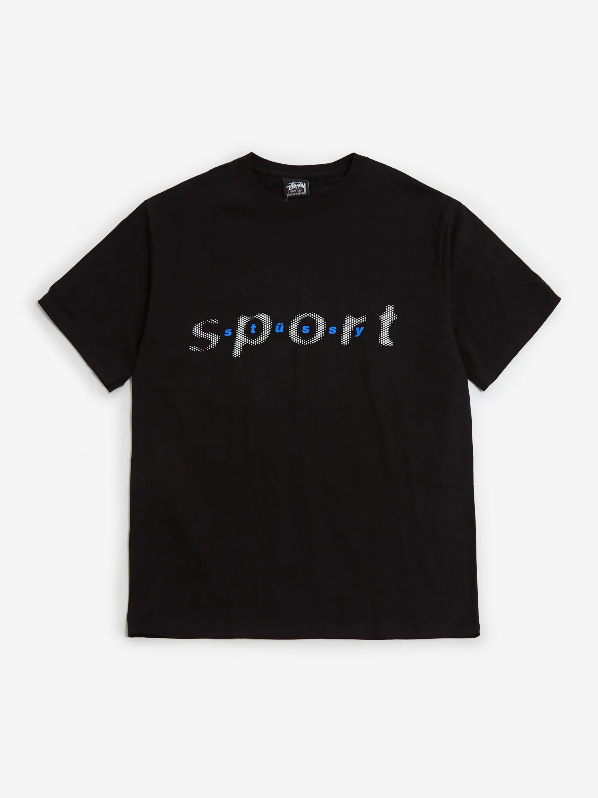 Stussy Dot Sport T-Shirt - Black