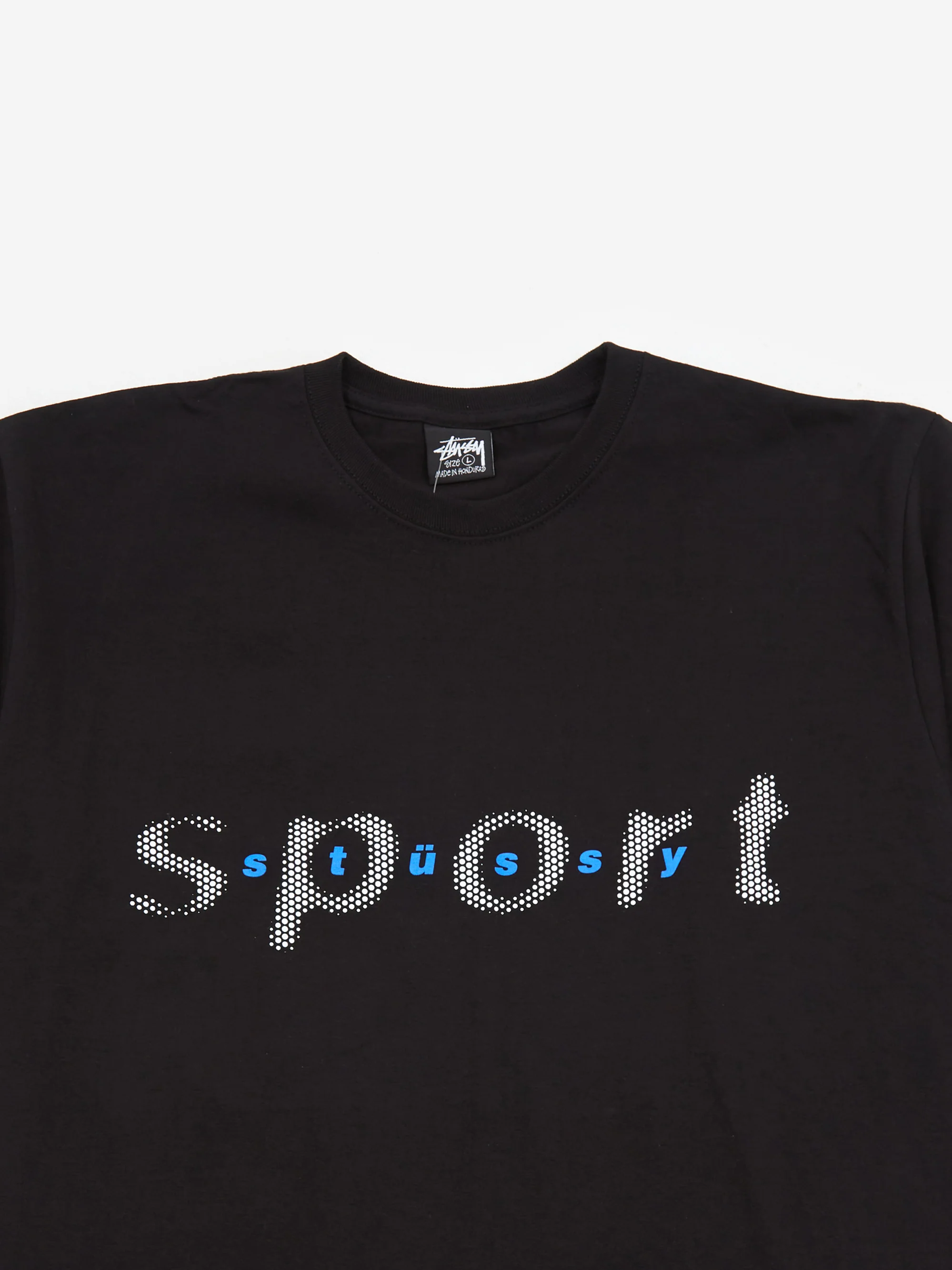Stussy Dot Sport T-Shirt - Black - Image 2