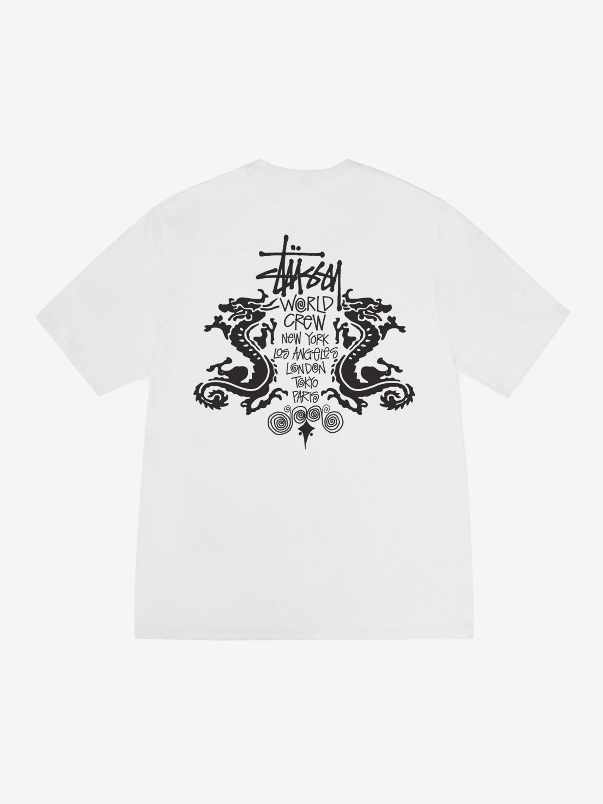 Stussy Double Dragon Pig. Dyed Tee - Natural - Image 3