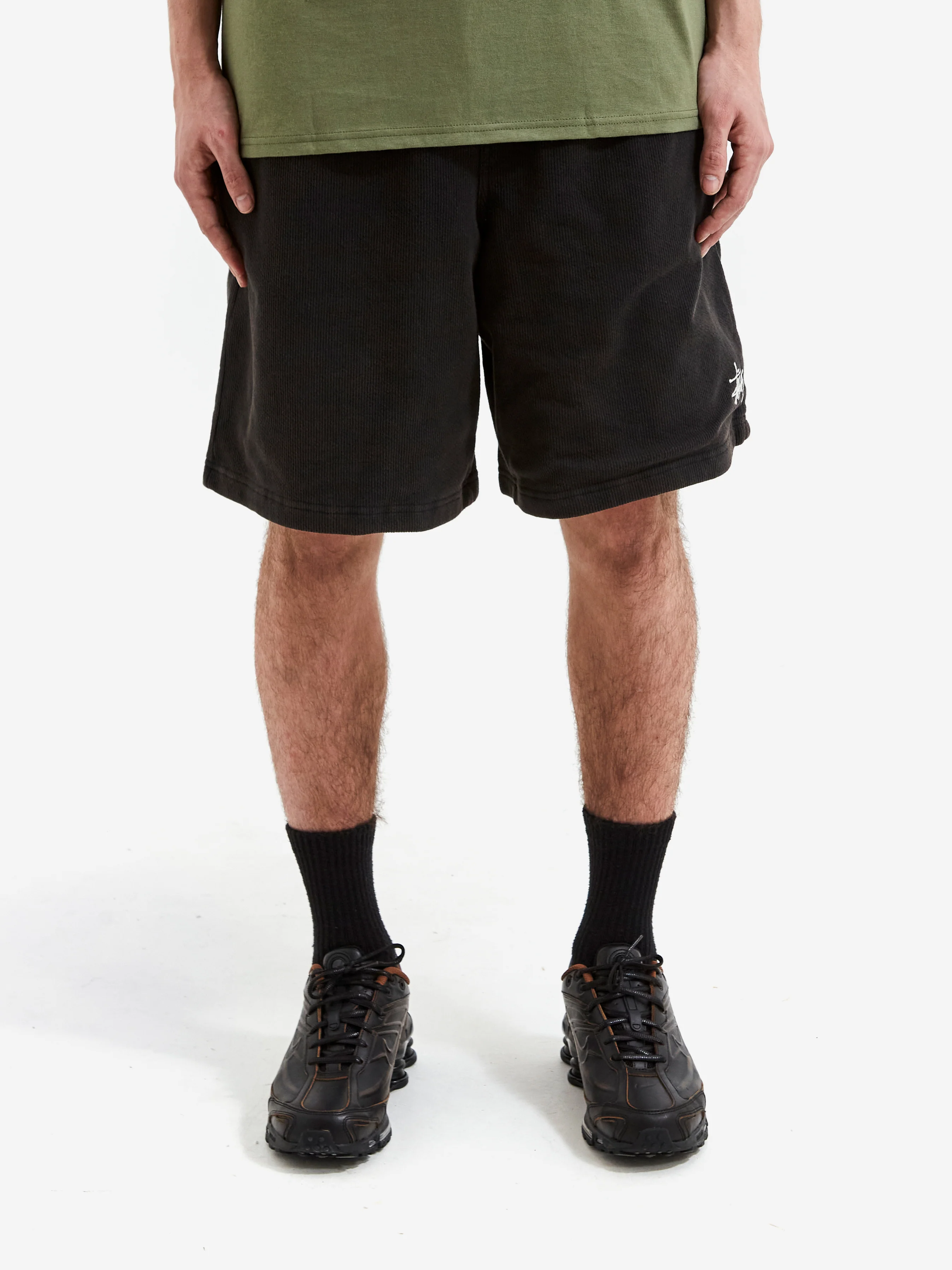 Stussy Double Layer Jersey Short - Black - Image 2