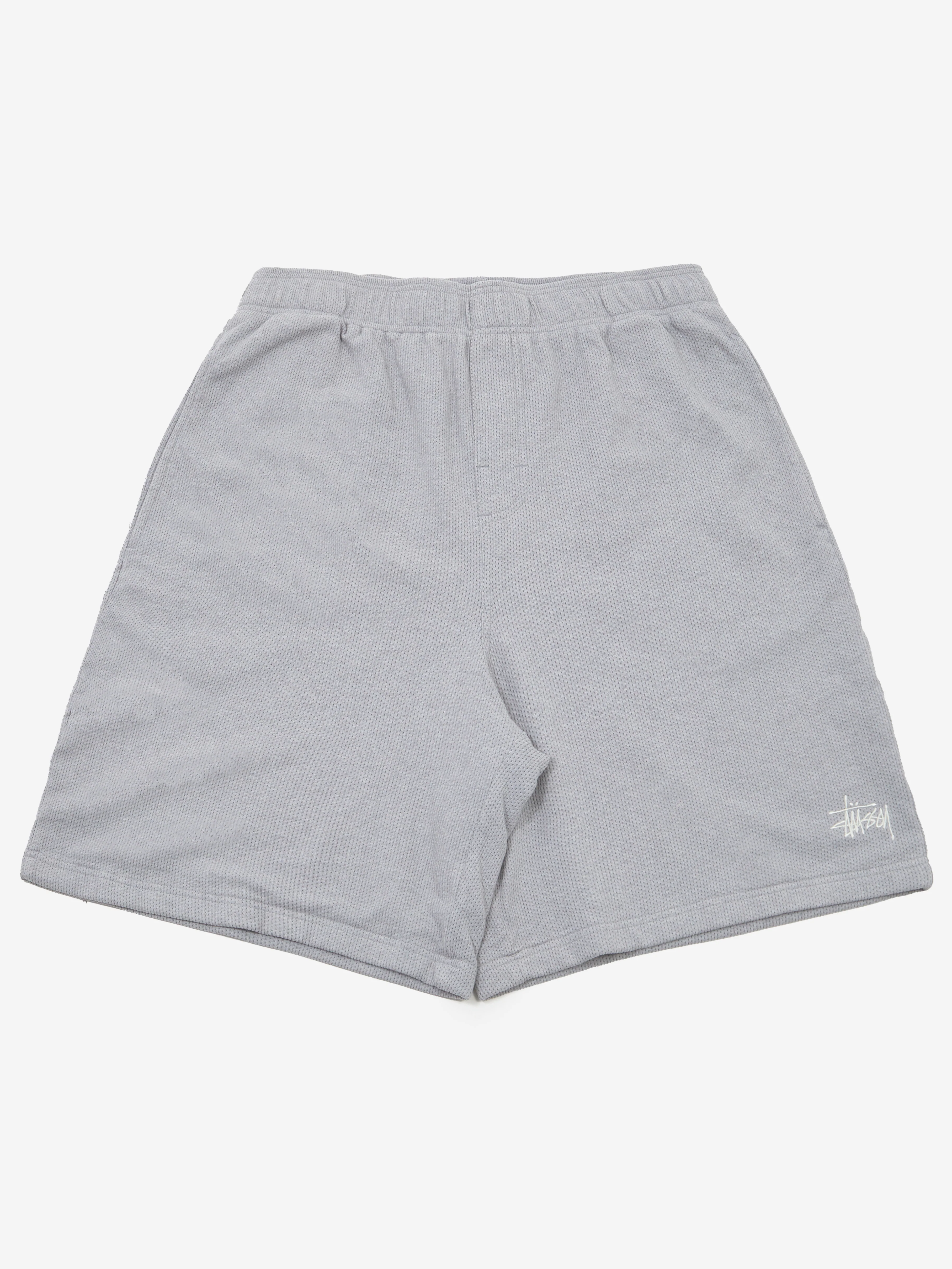 Stussy Double Layer Jersey Short - Grey Heather