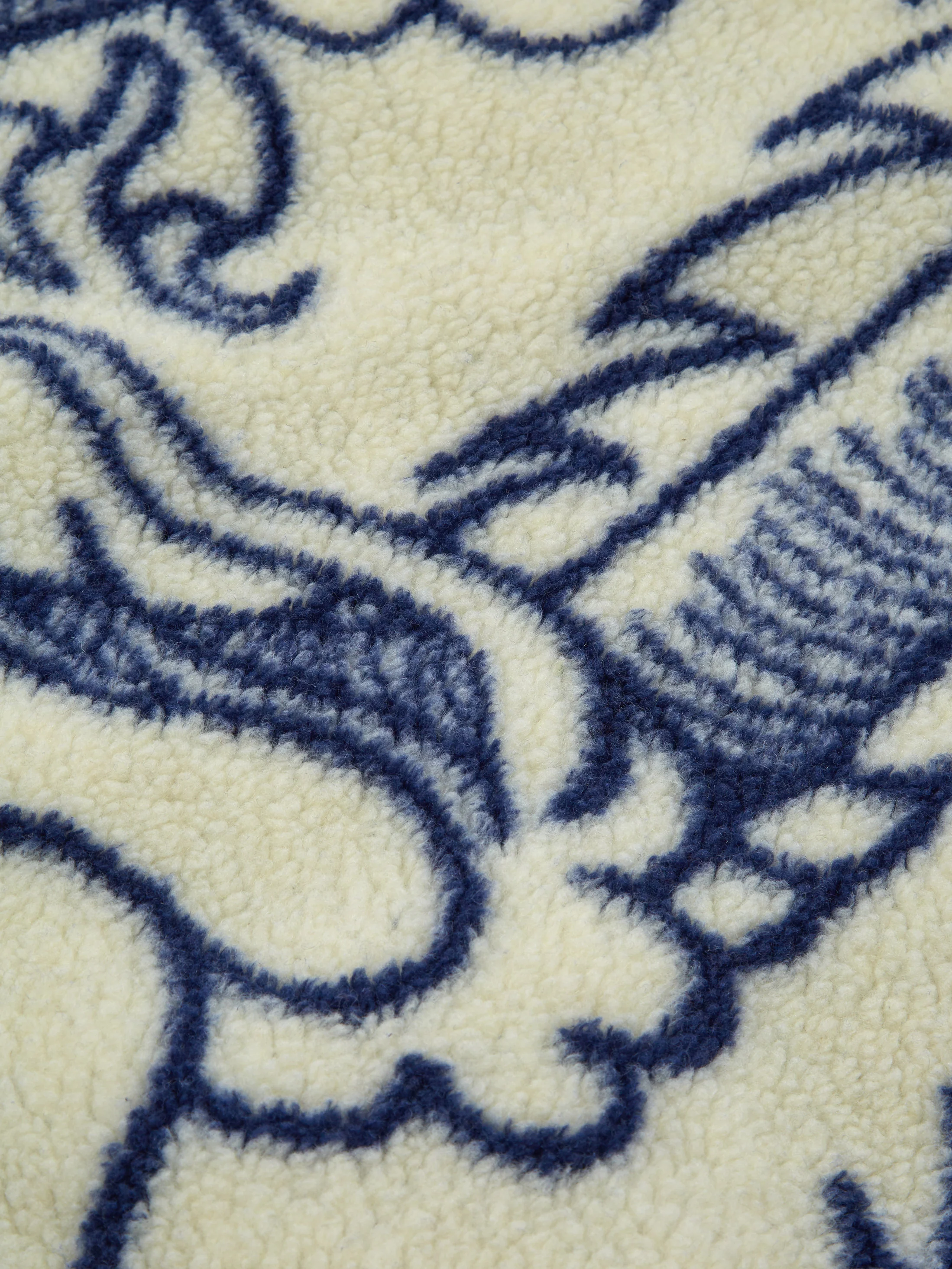 Stussy Dragon Sherpa Jacket - Natural - Image 3