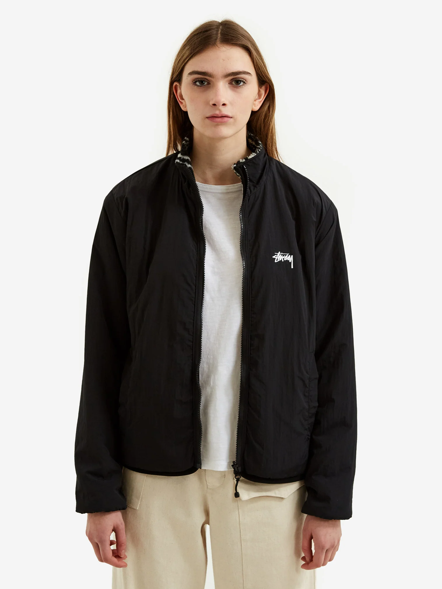 Stussy Dragon Sherpa Jacket W - Black - Image 7