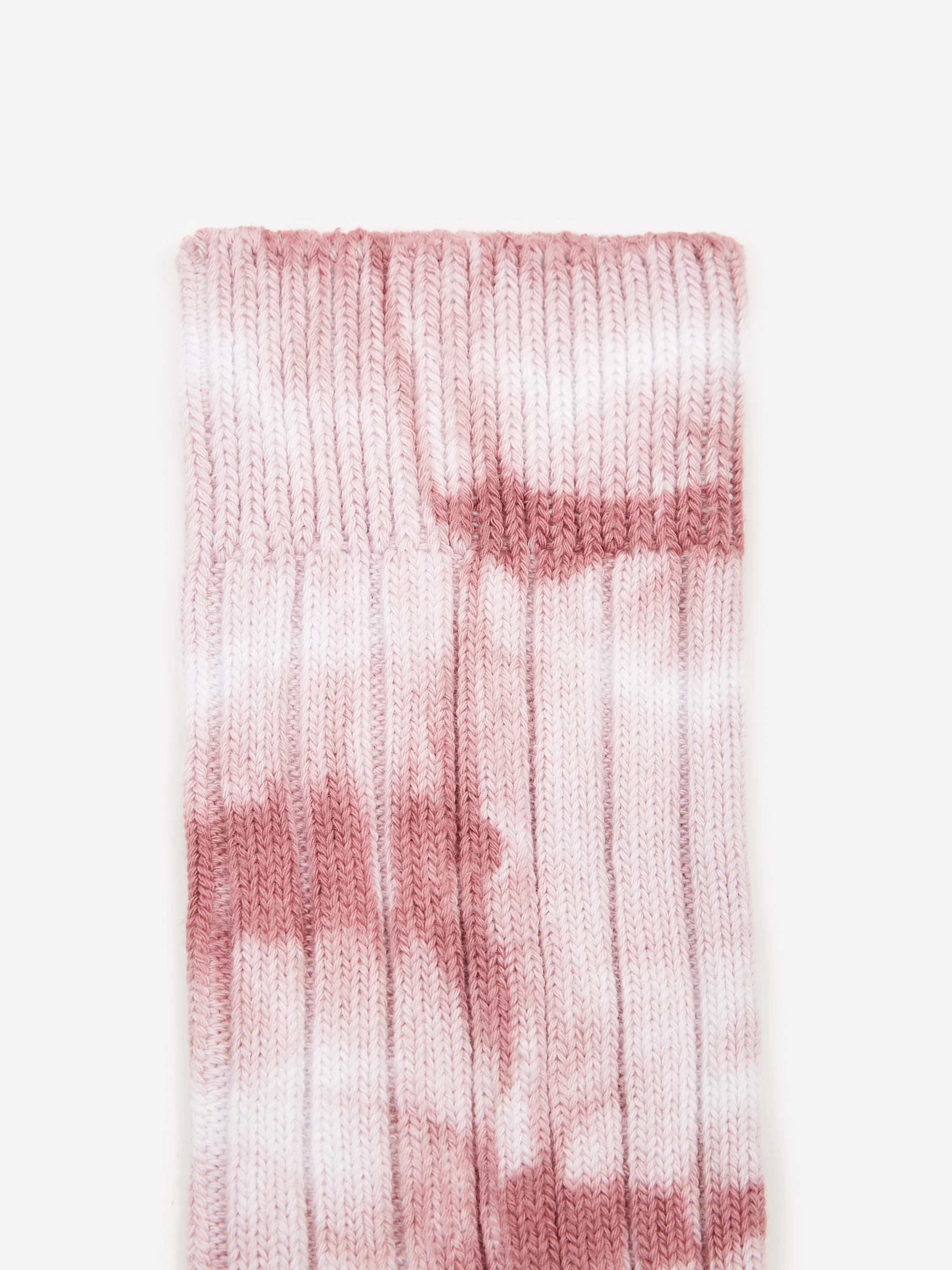 Stussy Dyed Ribbed Crew Sock W - Berry - Image 2
