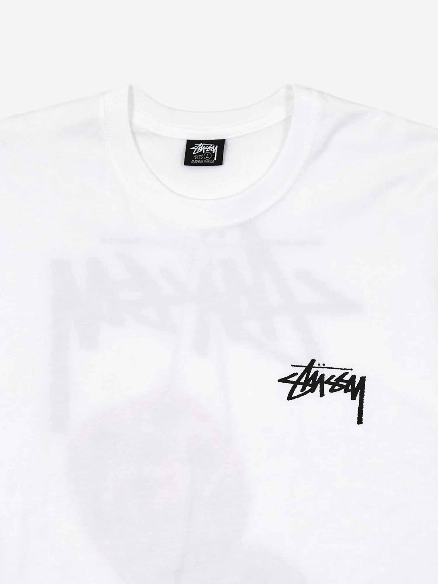 StuShort Sleevey Fuzzy Dice Short Sleeve T-Shirt - White - Image 4