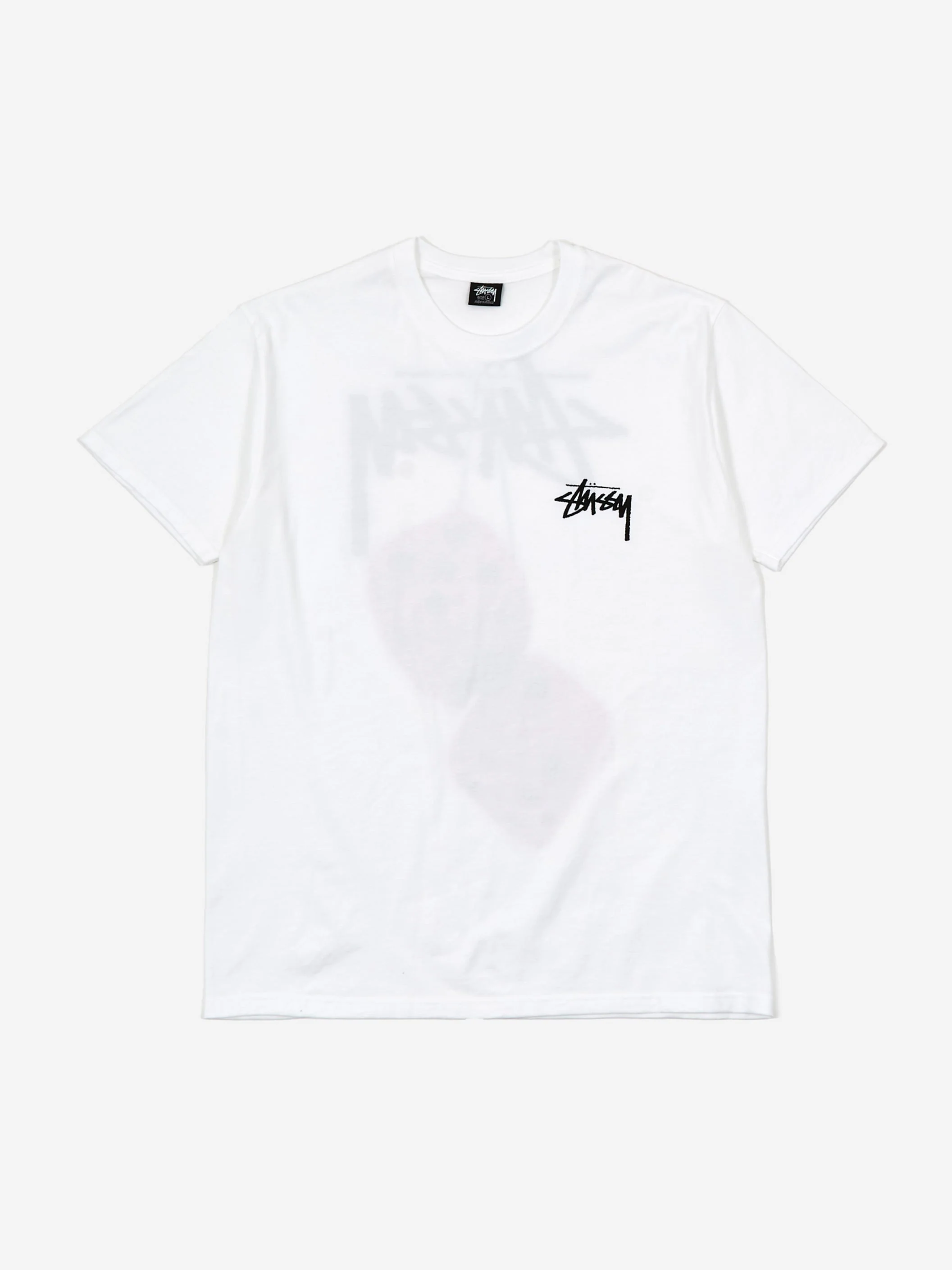 StuShort Sleevey Fuzzy Dice Short Sleeve T-Shirt - White - Image 5
