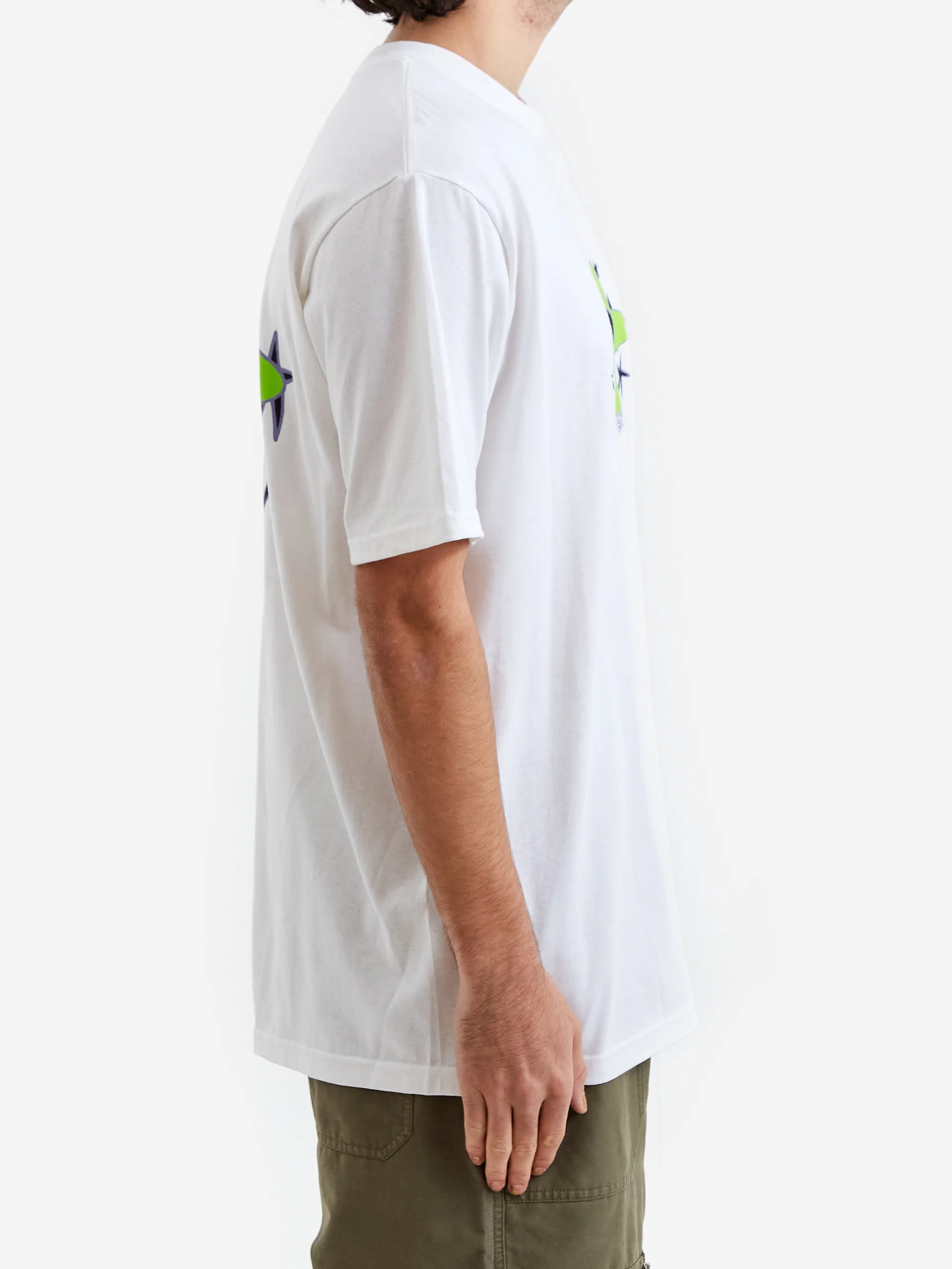 Stussy Galaxy T-Shirt - White - Image 6