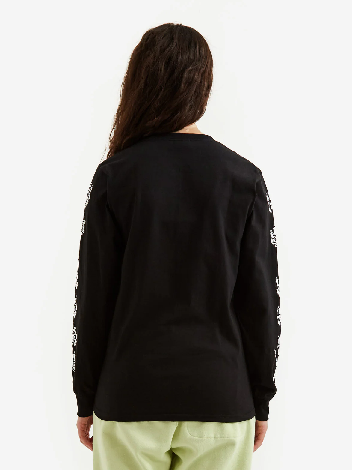 Stussy Hands LS Tee W - Black - Image 4
