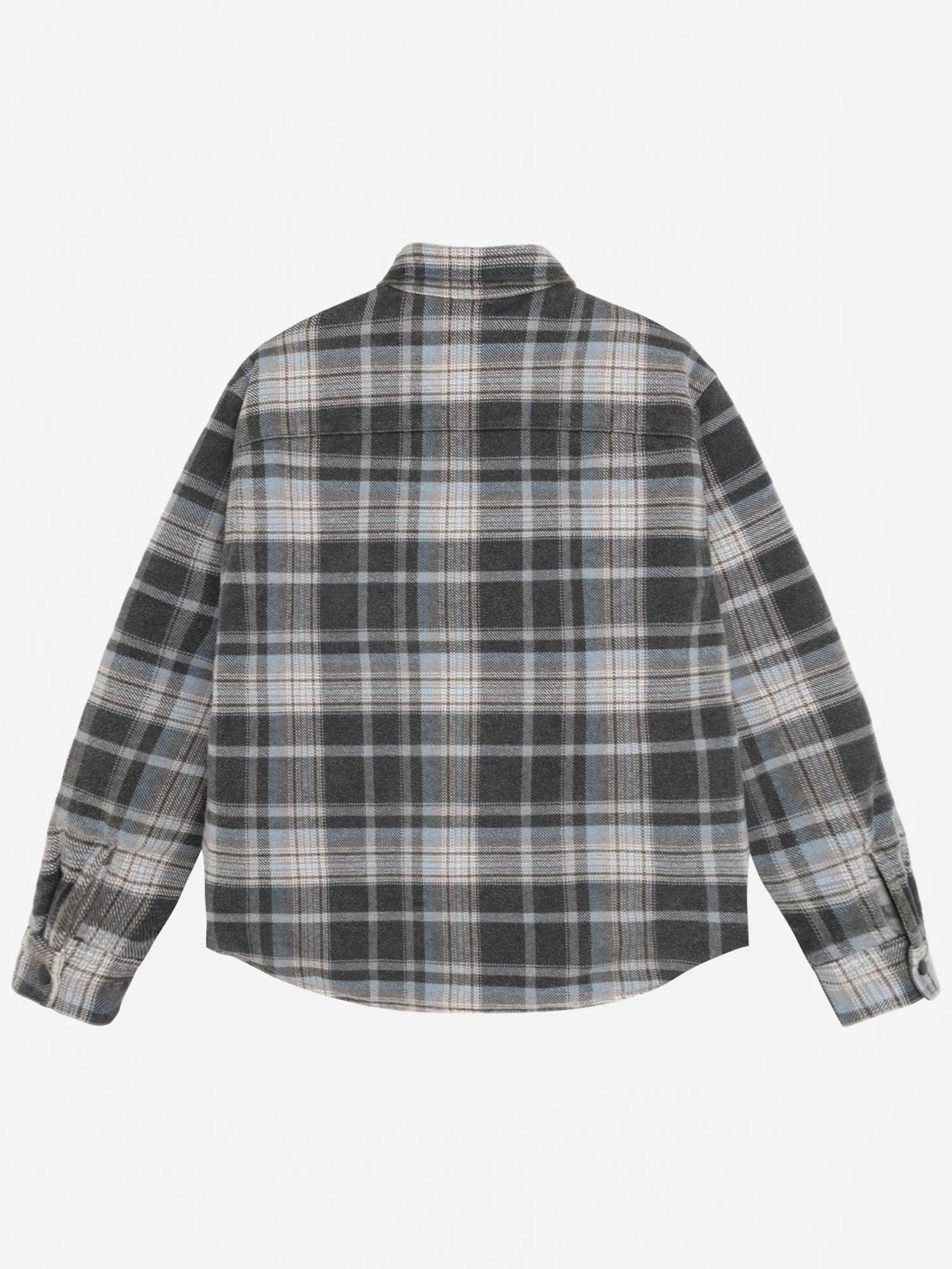 Stussy Heavy Washed Plaid Shirt - Blue - Image 3