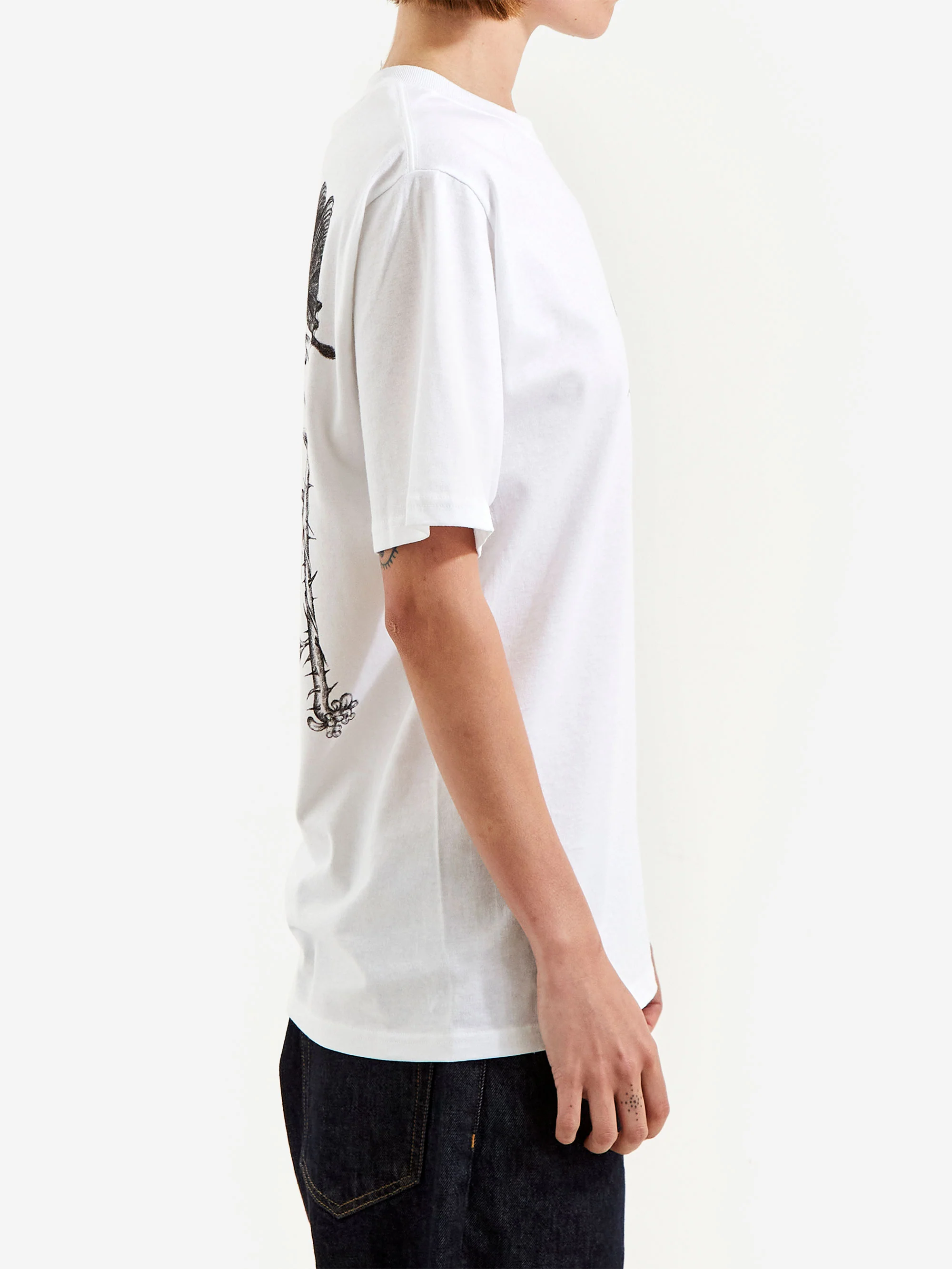 Stussy In Bloom Tee W - White - Image 2