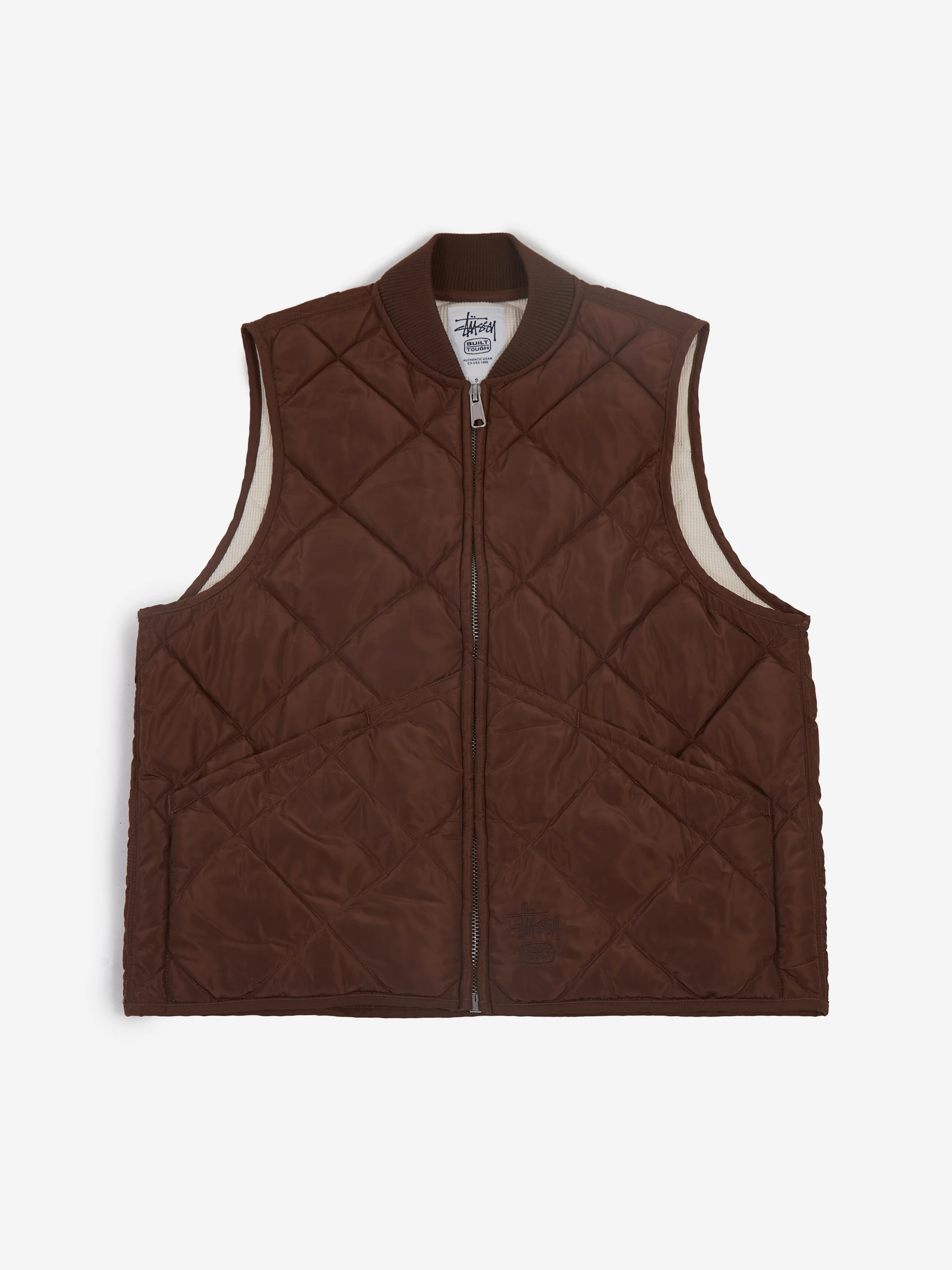 Stussy Insulated Vest W - Brown