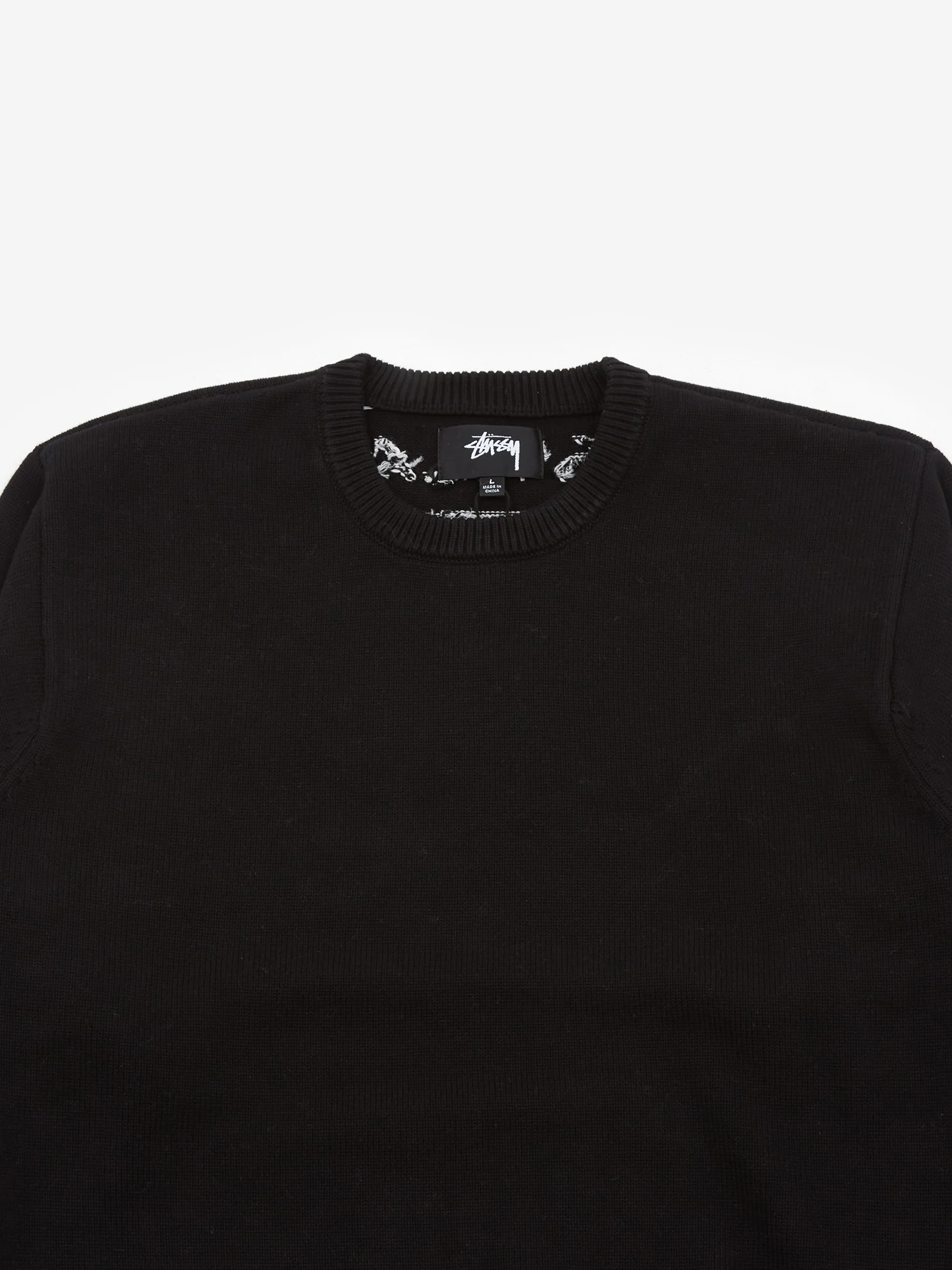 Stüssy Laguna Icon Sweater - Black - Image 2